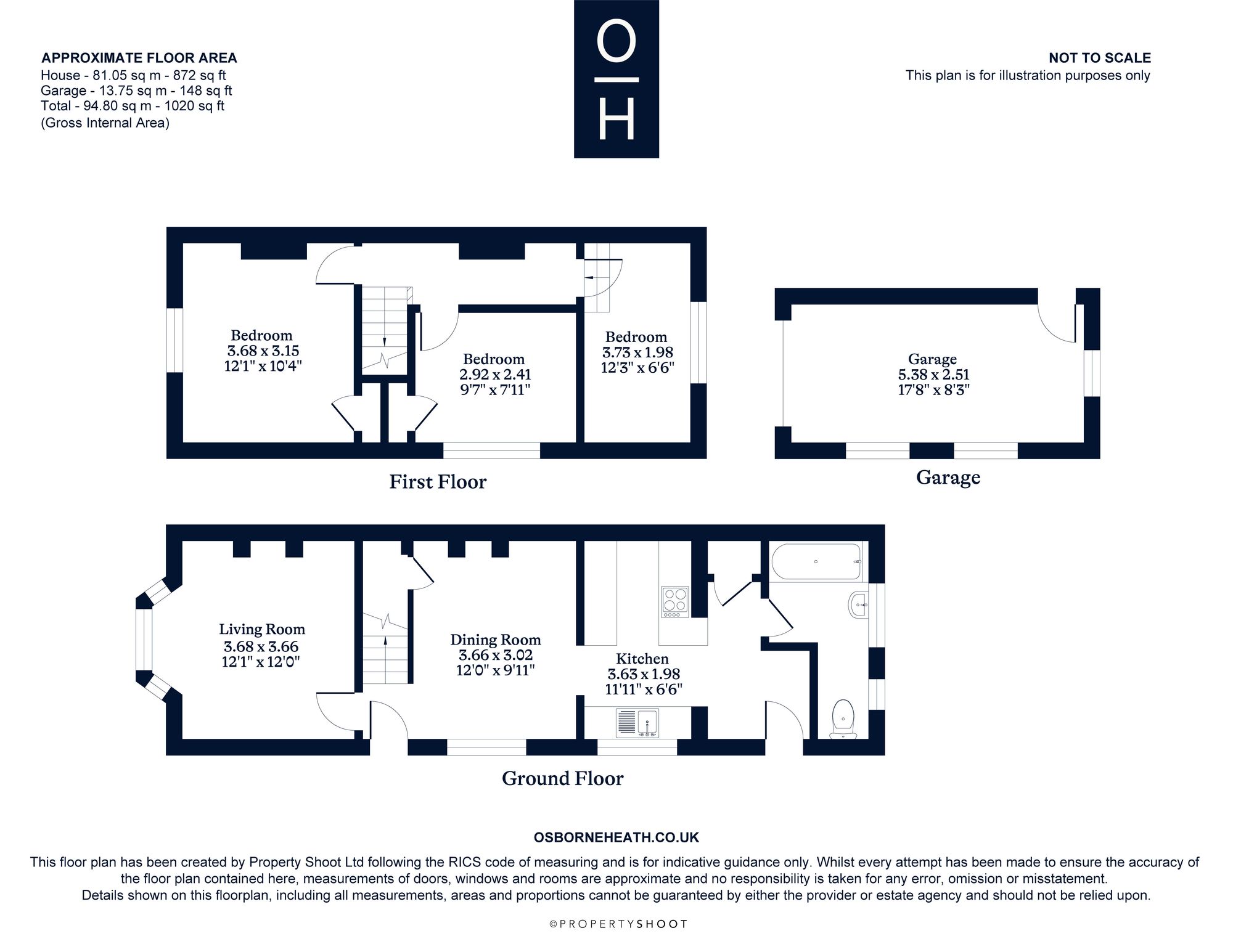 2 Victor Cottages Long Hill Road, Ascot floorplan