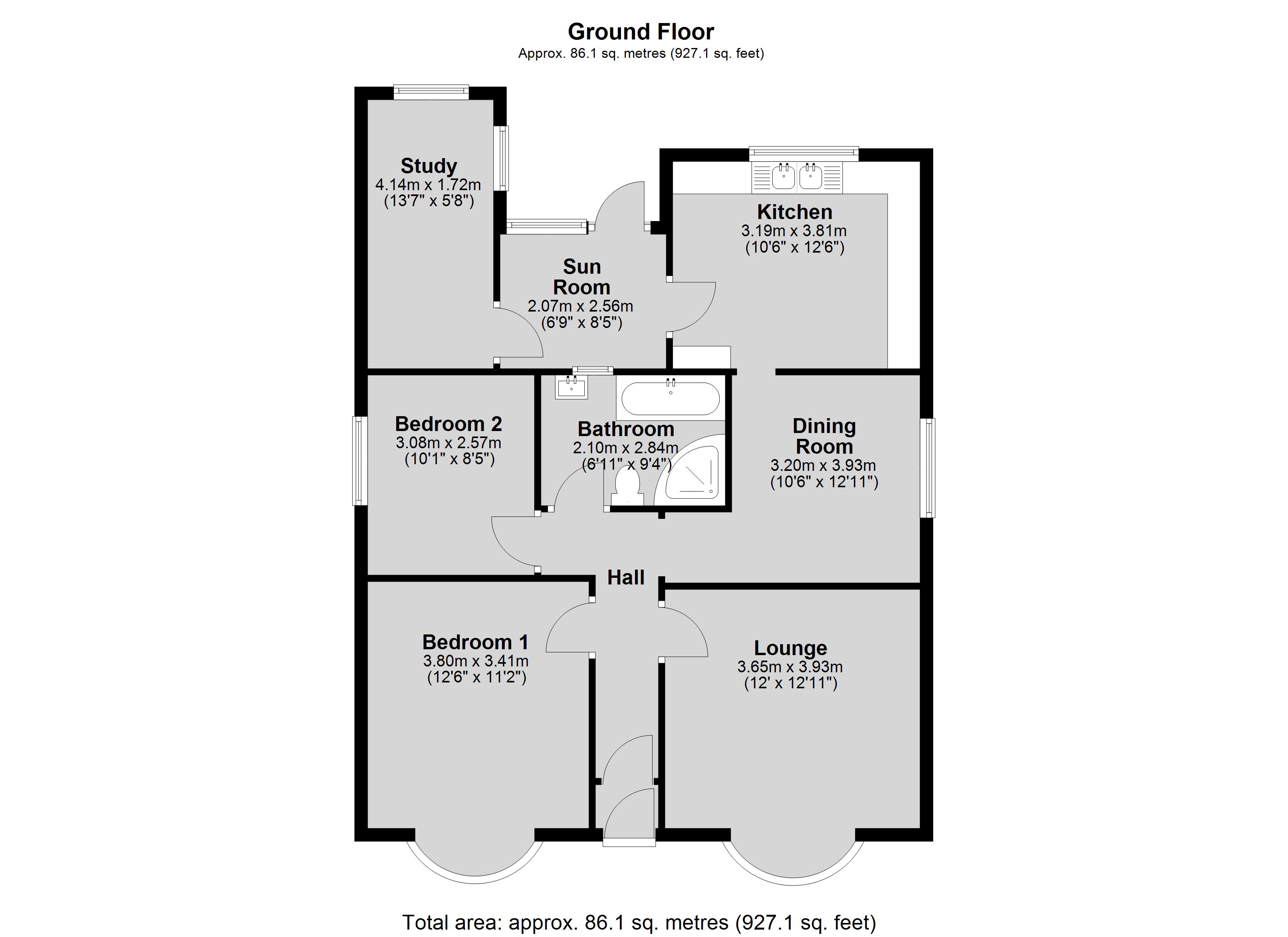 71, Ryland Road, Lincoln floorplan