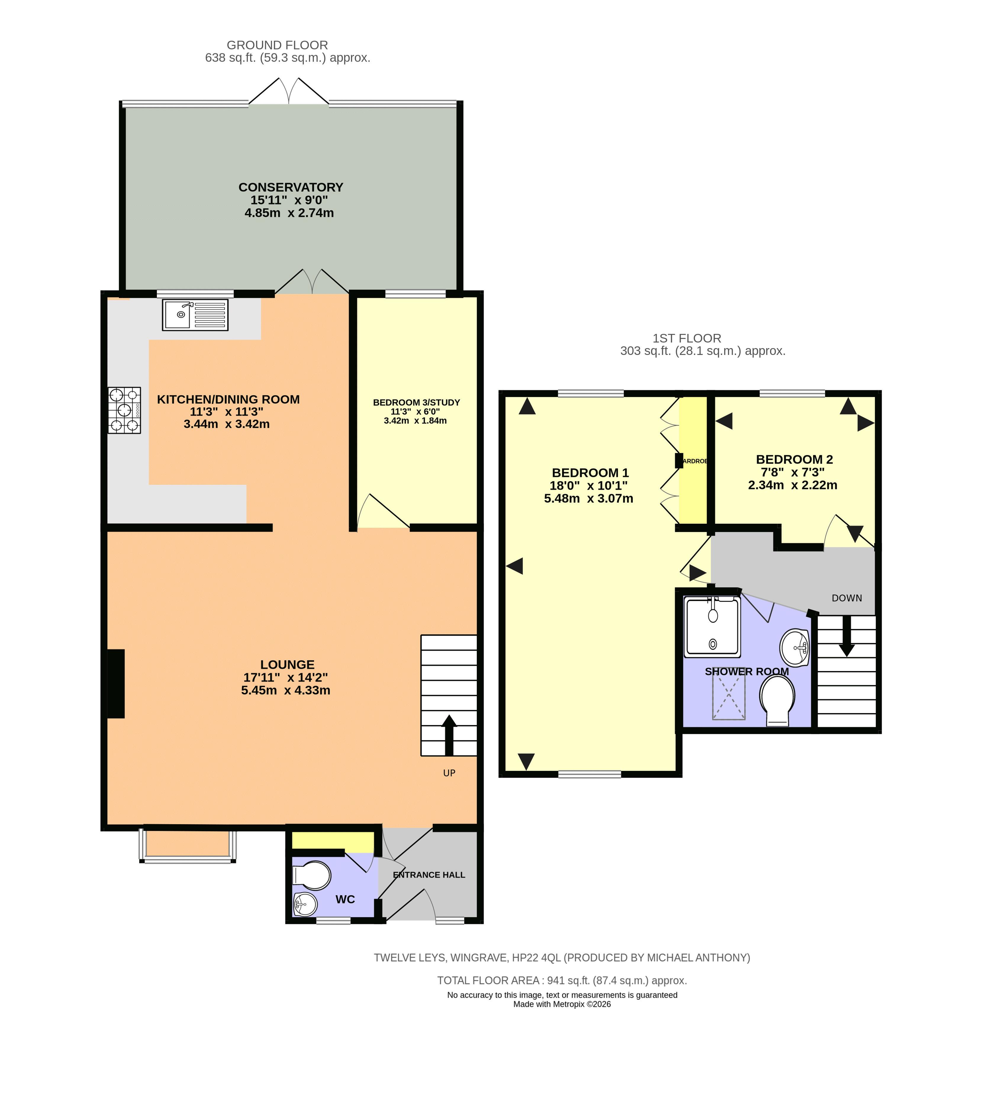 16, Twelve Leys, Wingrave floorplan