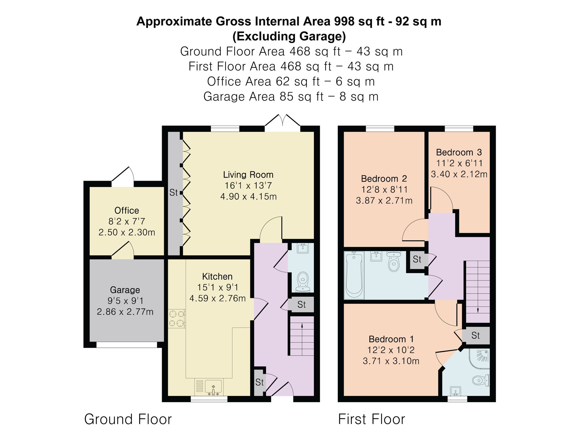 62 Buckwells Field, Hertford floorplan