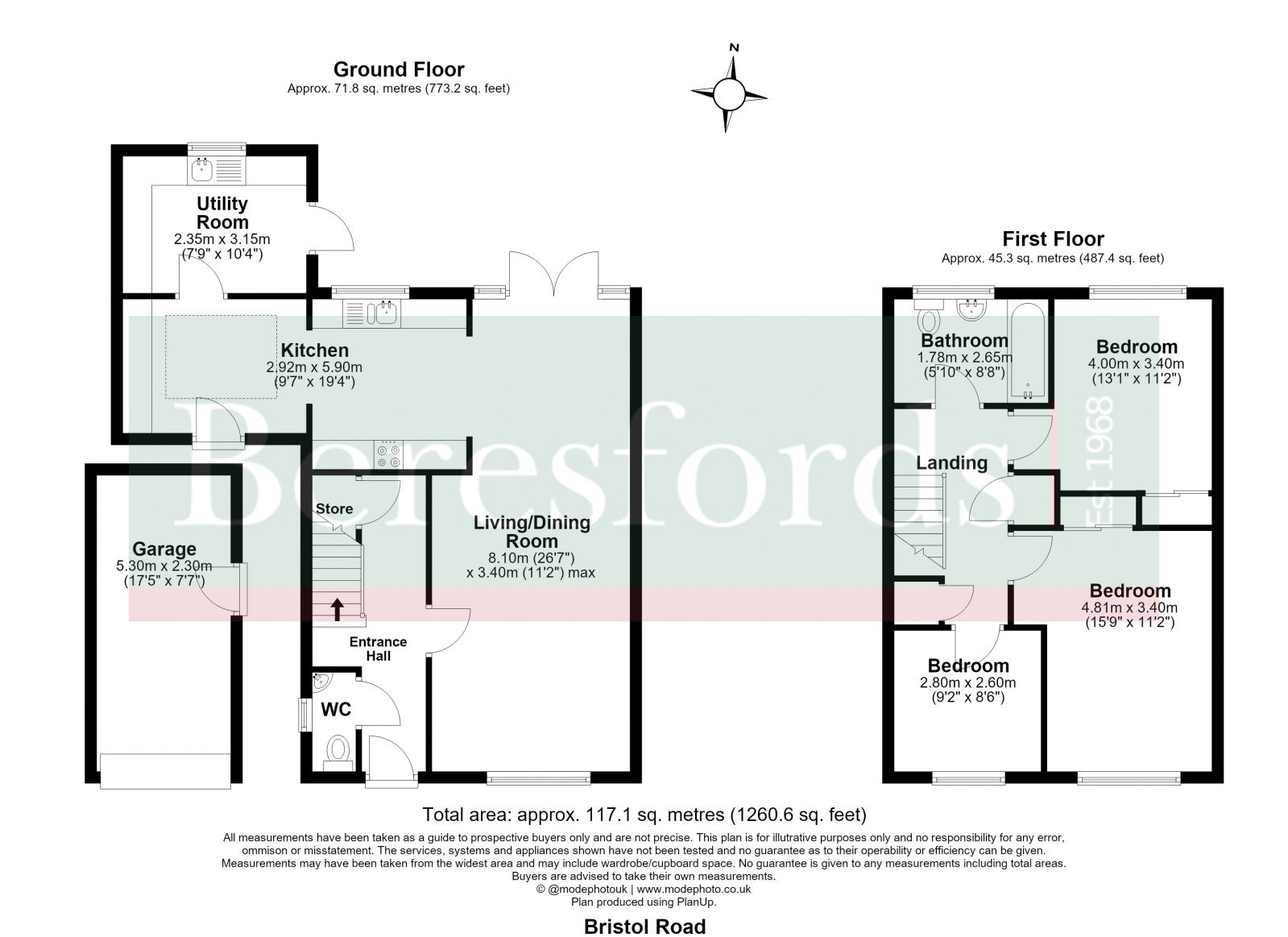 Bristol Road, Essex floorplan