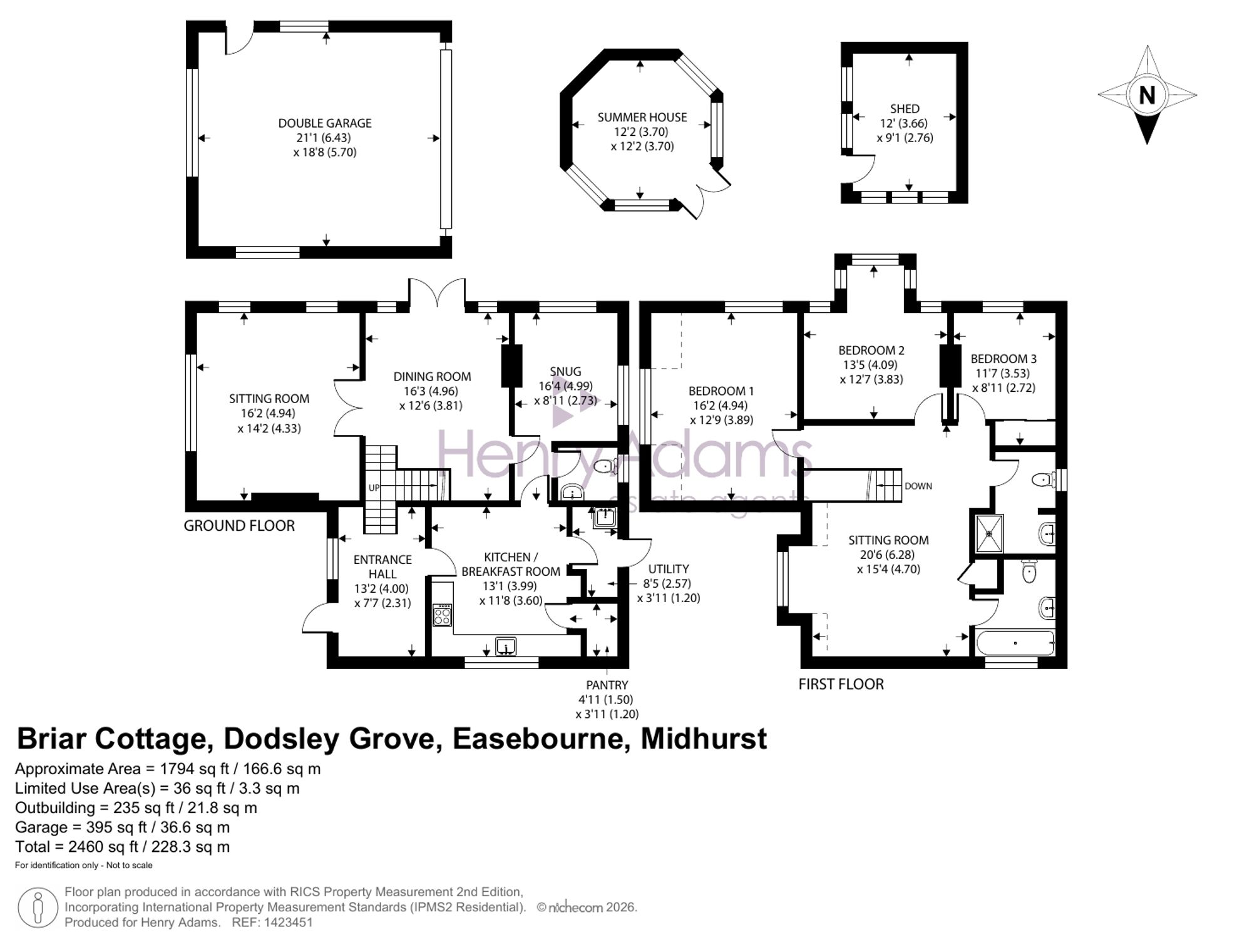 Briar Cottage Dodsley Grove, Midhurst floorplan