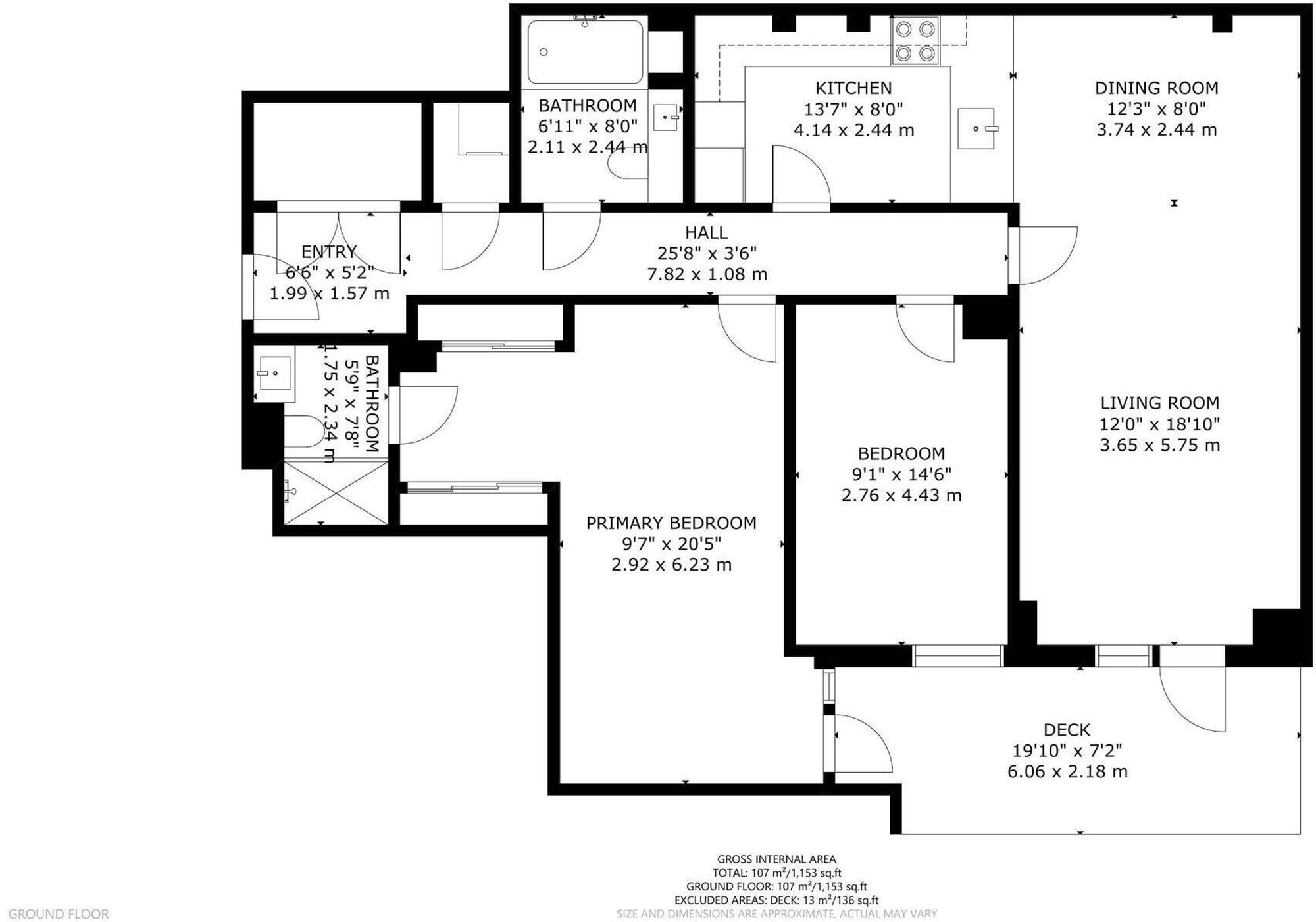 Apt 1, Quayside House, Brentford floorplan