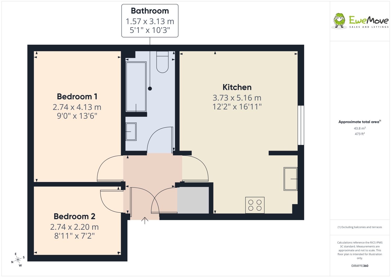 6, Constable Court Millfield Avenue, York floorplan