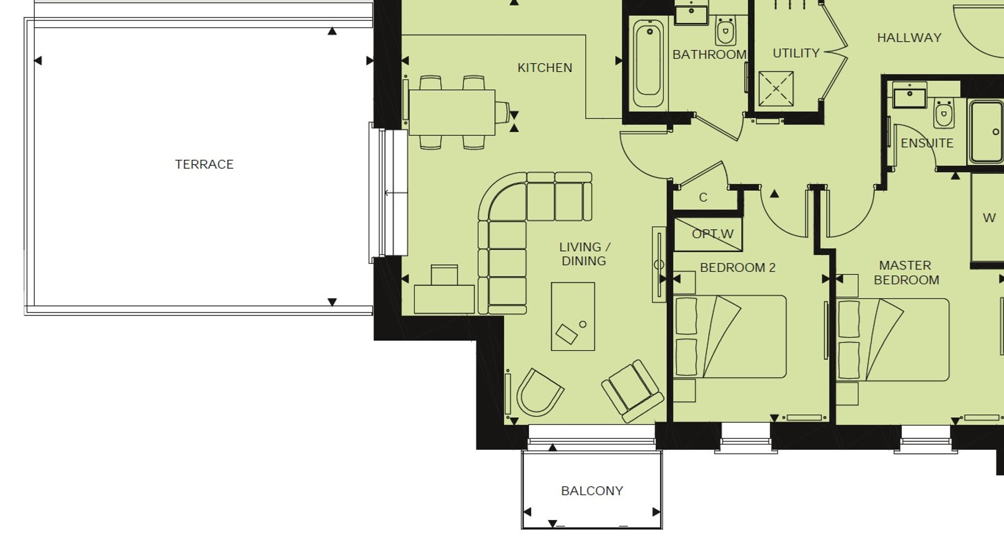 Flat 46, Brunswick House, Orpington floorplan