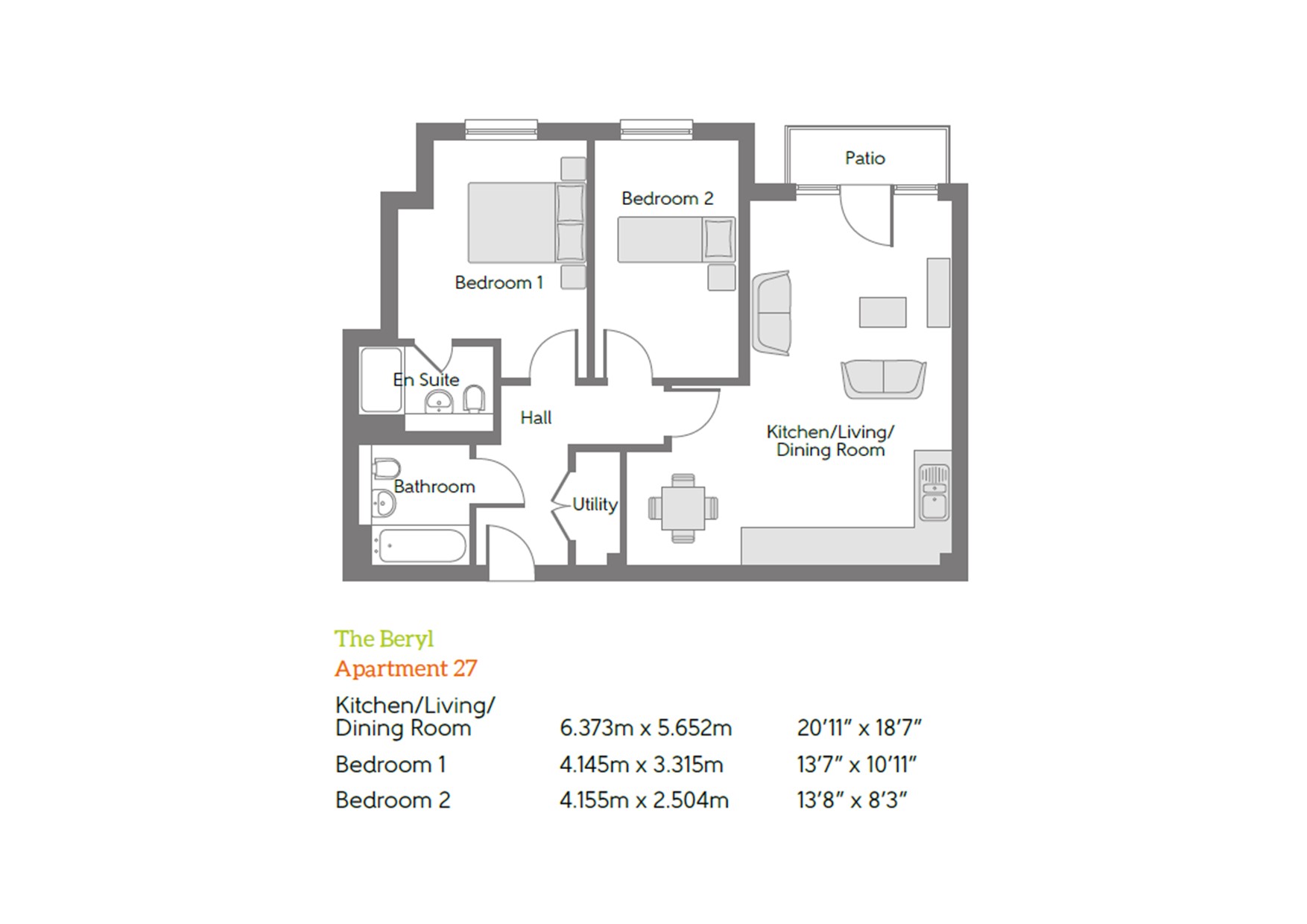 Belmont Park, Maidenhead floorplan