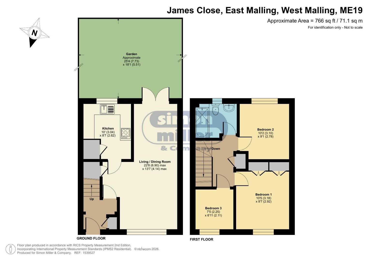 St James Close, West Malling floorplan