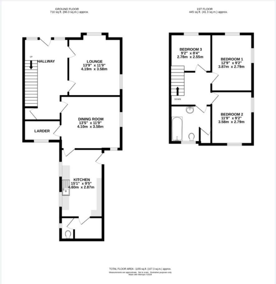 49 South Street, Crowland, Peterborough floorplan