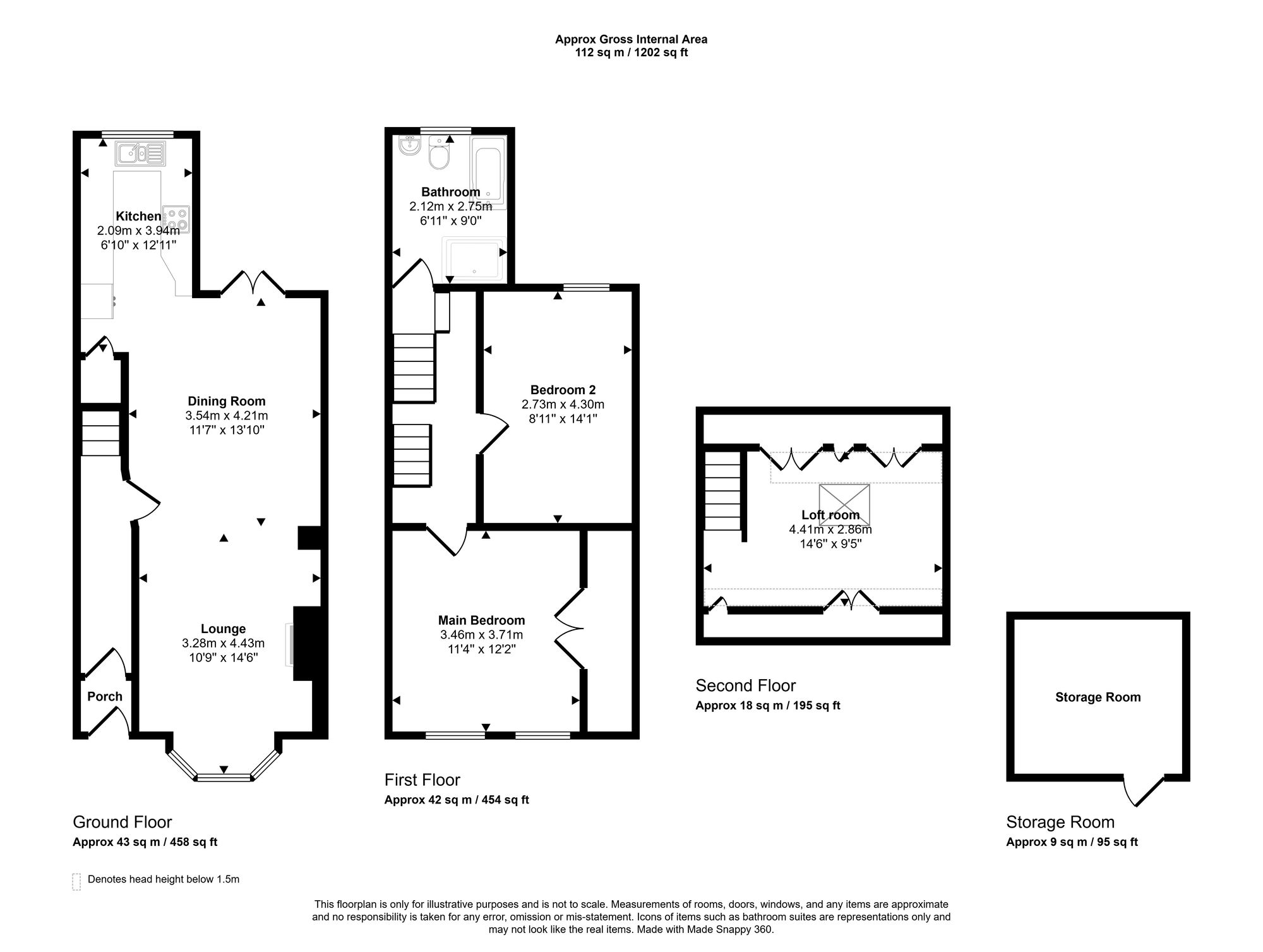 414 Ormskirk Road, Wigan floorplan