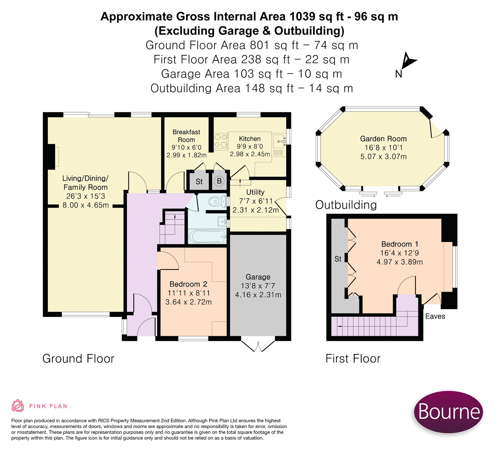 93, Wentworth Crescent, Ash Vale floorplan