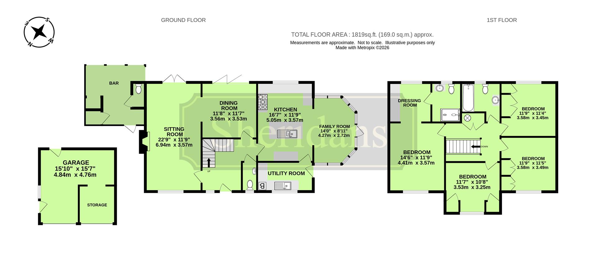8, Bramley Close, Bury St. Edmunds floorplan