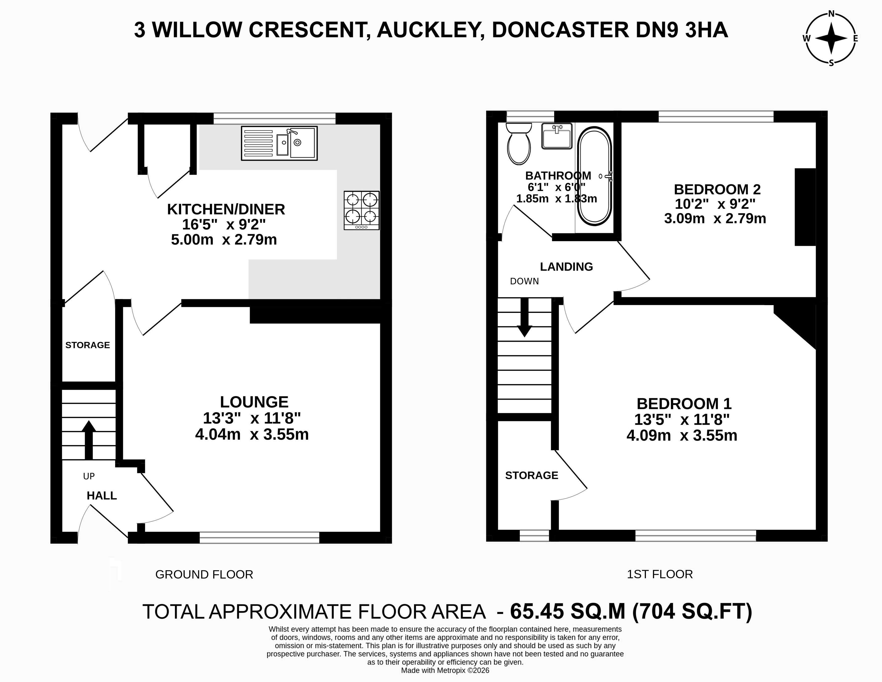 Willow Crescent, Doncaster floorplan