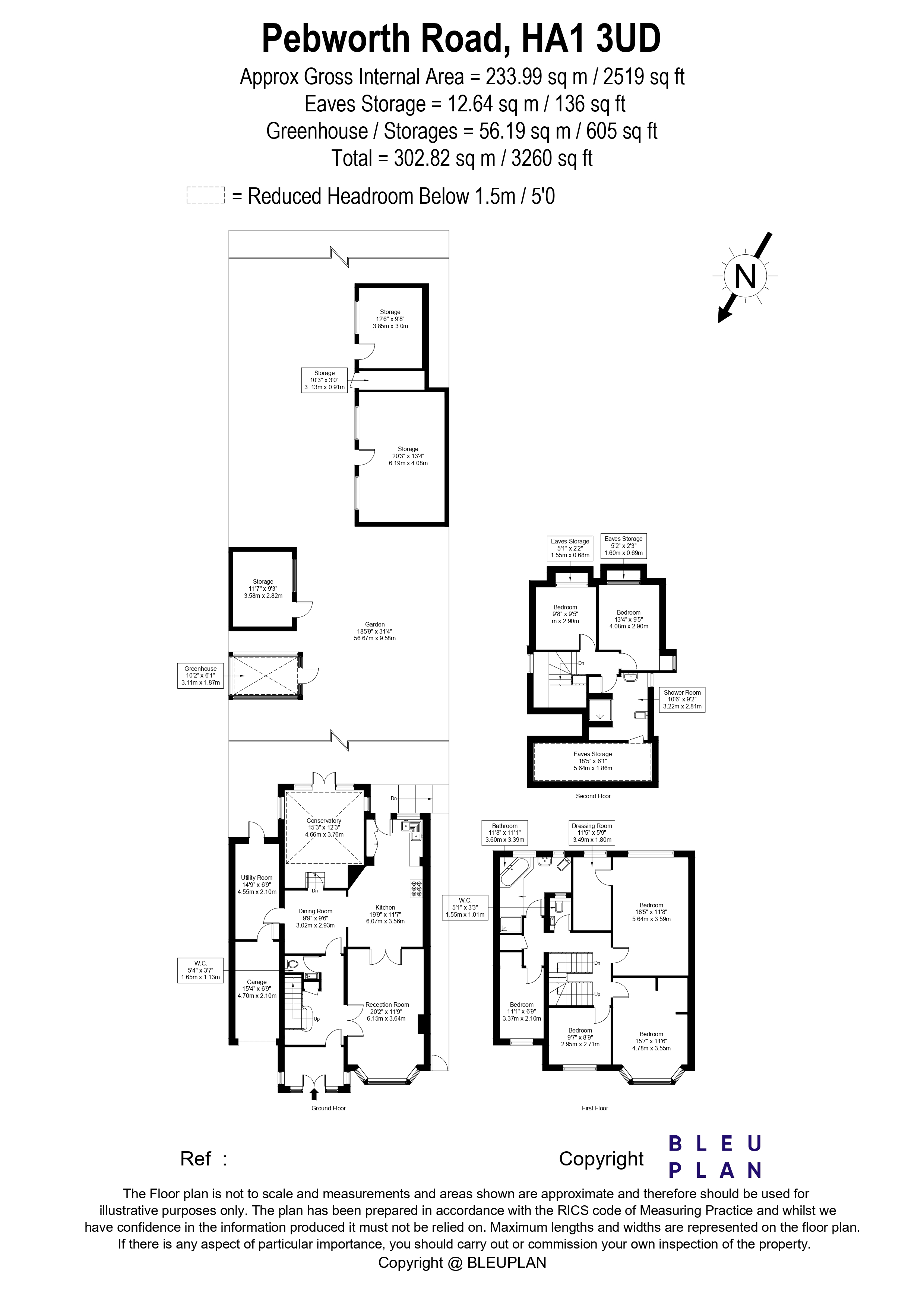 Pebworth Road, Harrow floorplan