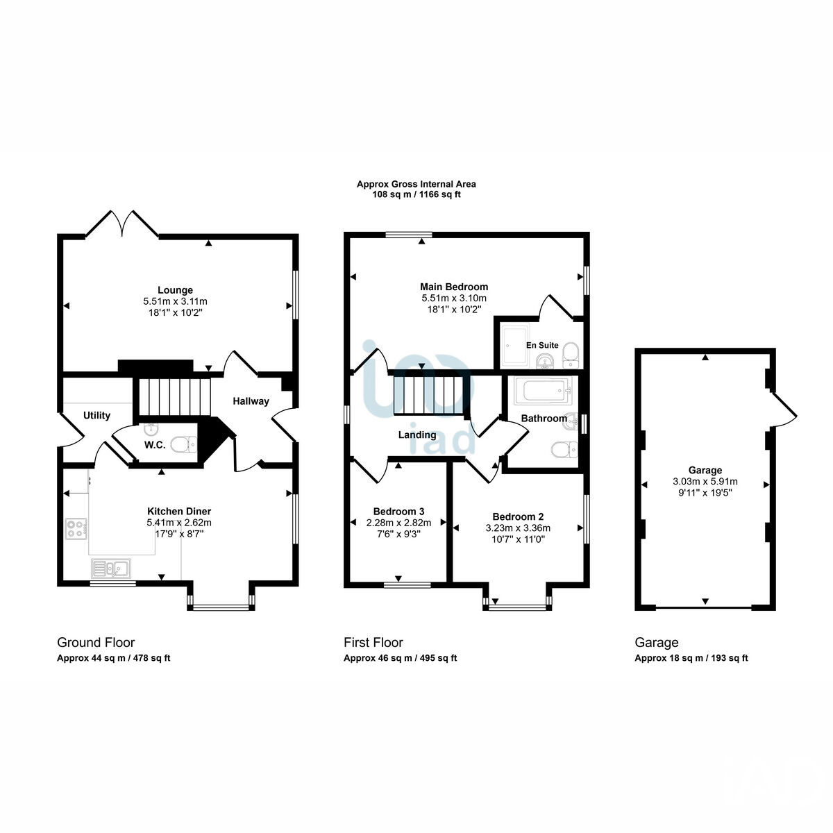 1, Doultons Meadow, Netherton , Dudley floorplan