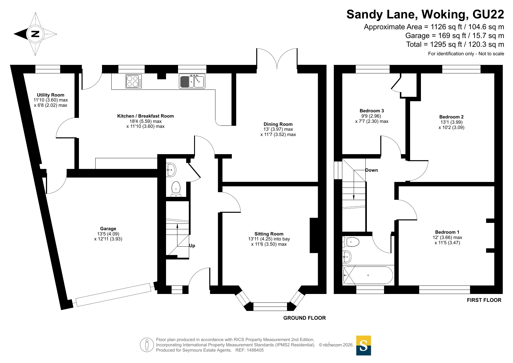 67, Sandy Lane, Surrey floorplan