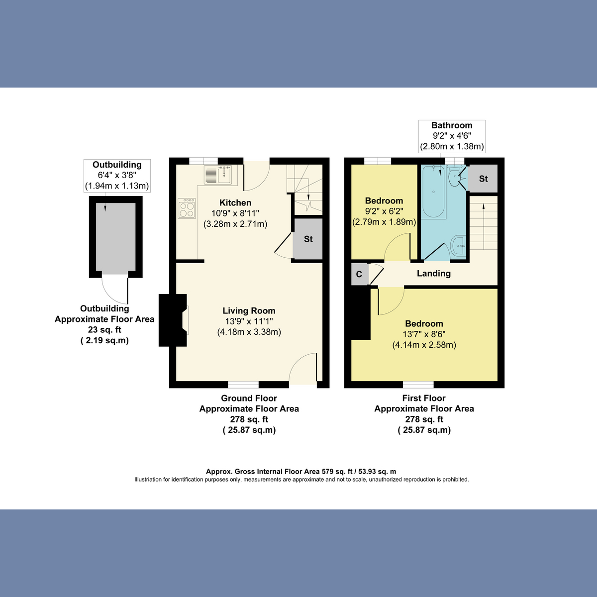 23, Bradford Road, Otley floorplan