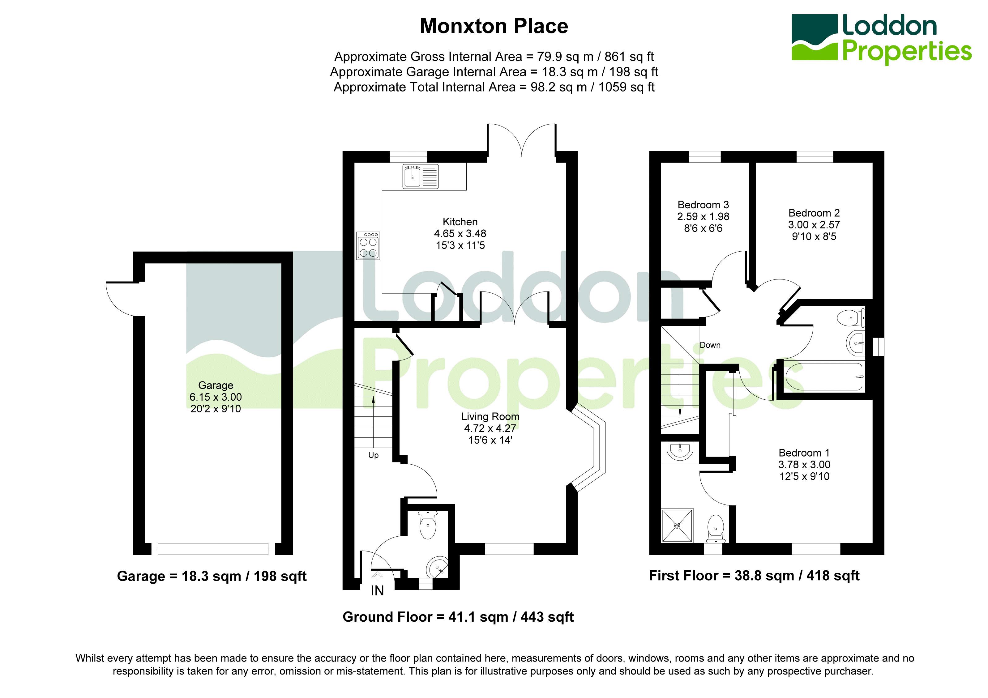 Monxton Place, Hook floorplan