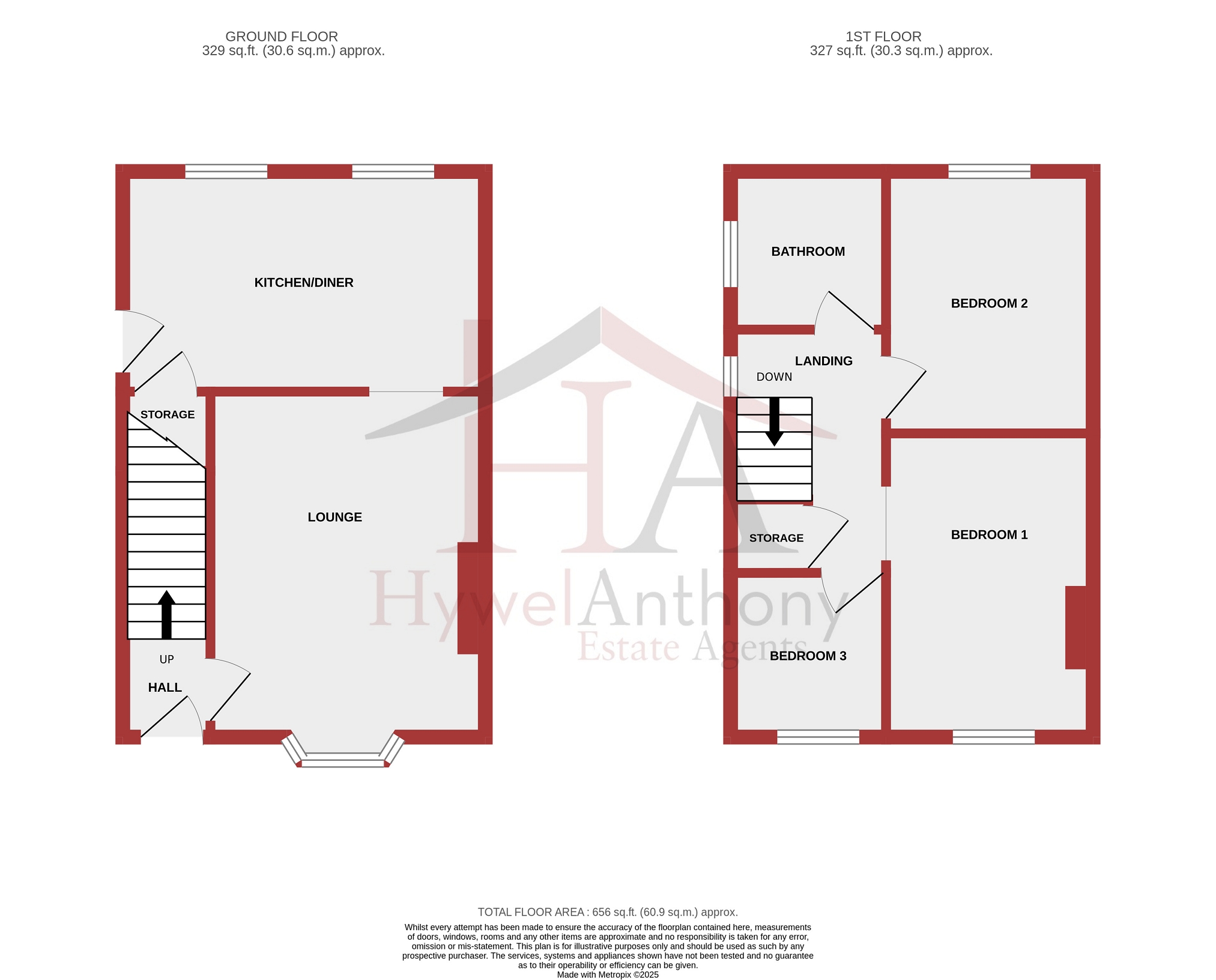 205, Meadow Rise, Pontyclun floorplan