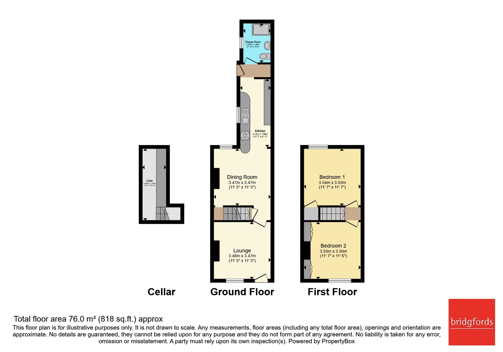 23, Peel Street, Staffordshire floorplan
