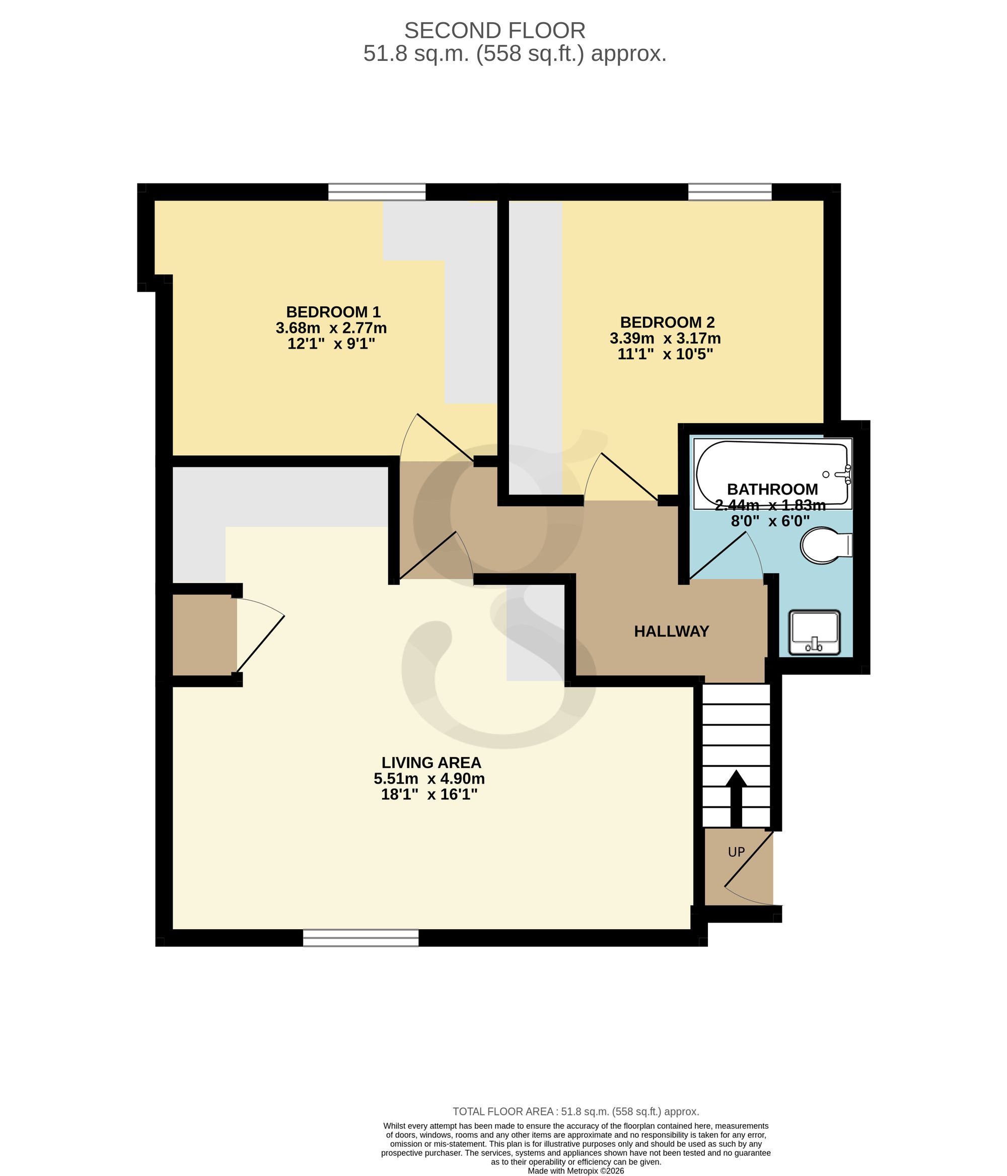 6 Silvertide Apts Le Havre Des Pas, St. Helier, Jersey floorplan