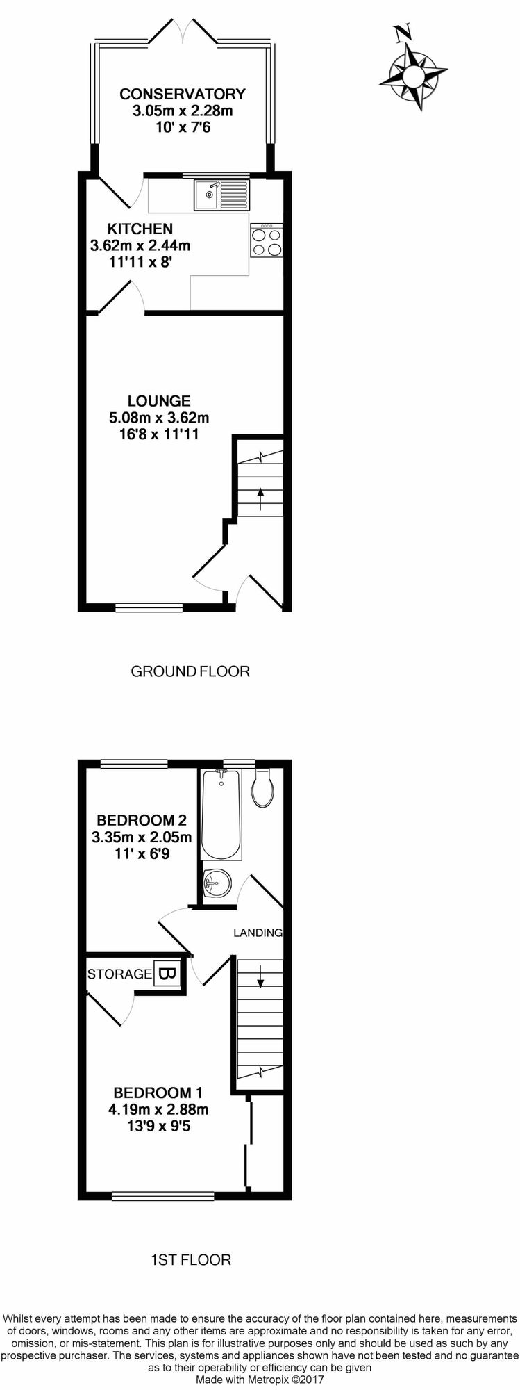 2 Bedrooms Terraced house for sale in Cannons Gate, Clevedon BS21