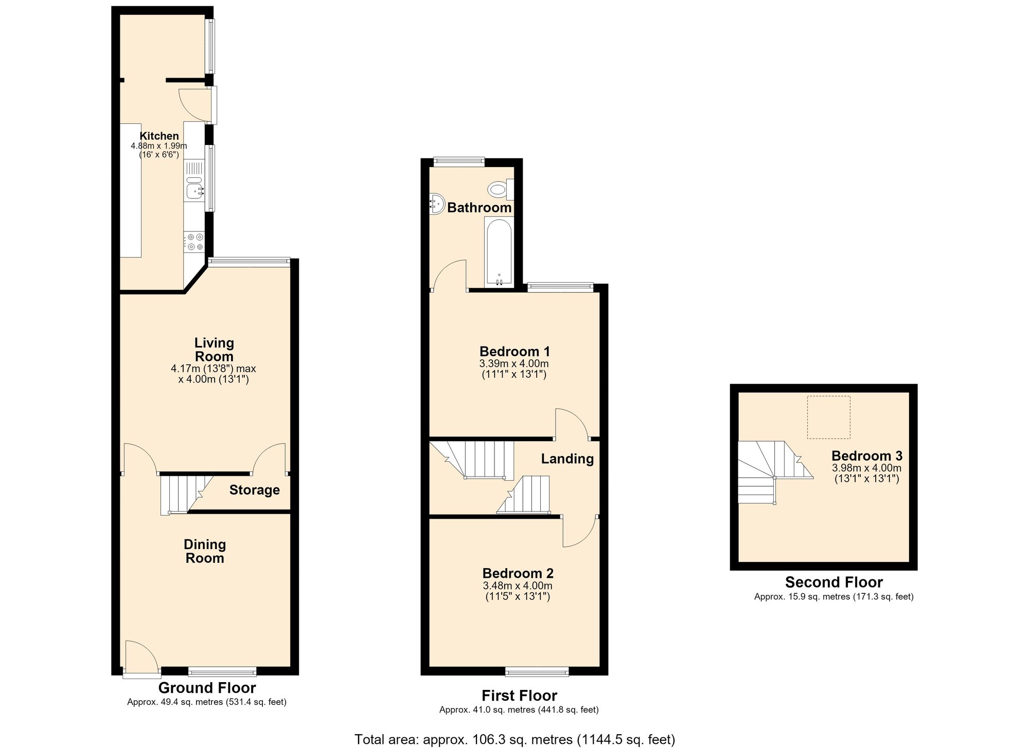 15 Lower West Avenue, Barnoldswick floorplan