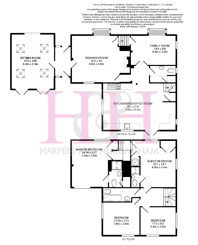 4 Bedrooms Detached house for sale in Howland Road, Marden, Kent TN12