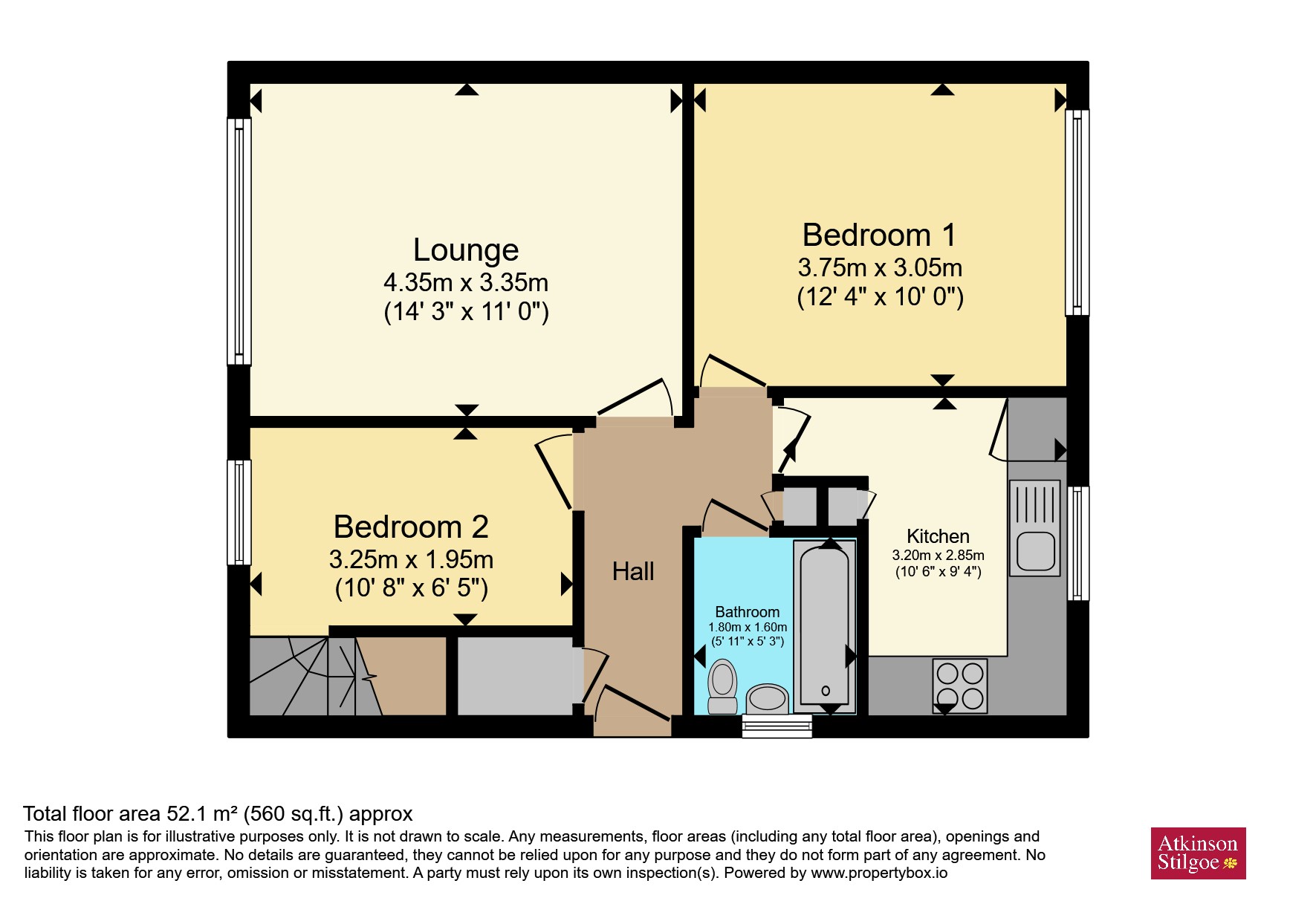 36, Denton Close, Kenilworth floorplan