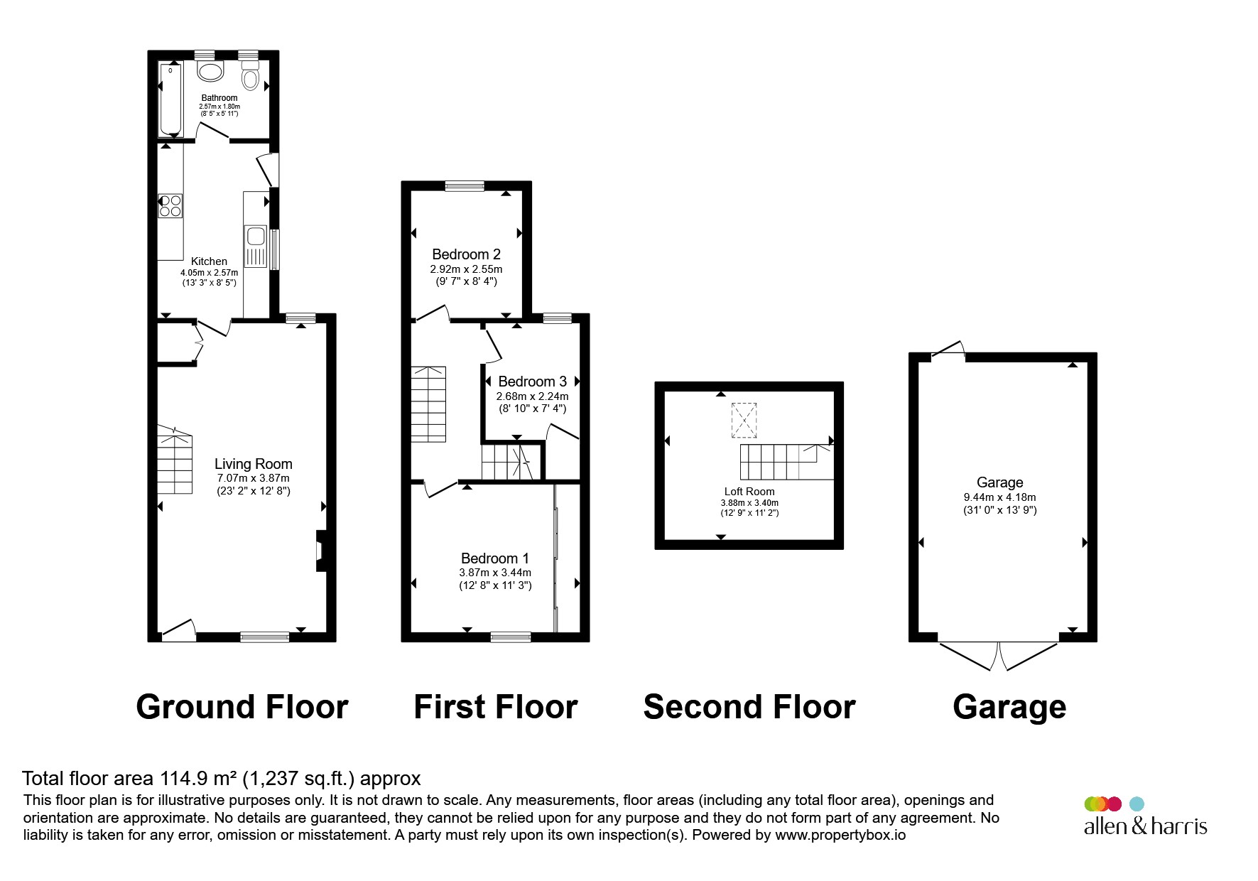 Bright Street, Swindon floorplan
