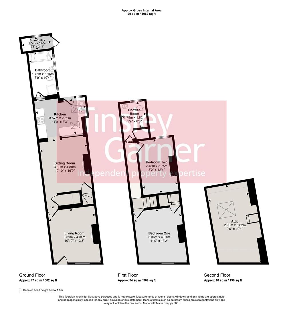 64, Oulton Road, Stone floorplan