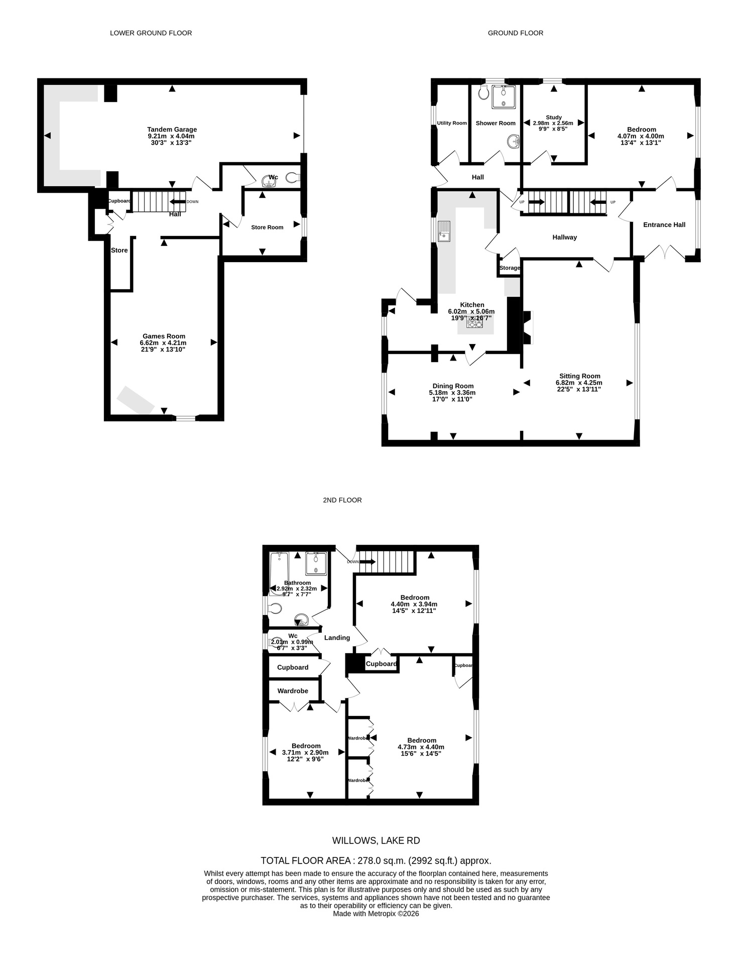 Willows, Portishead floorplan