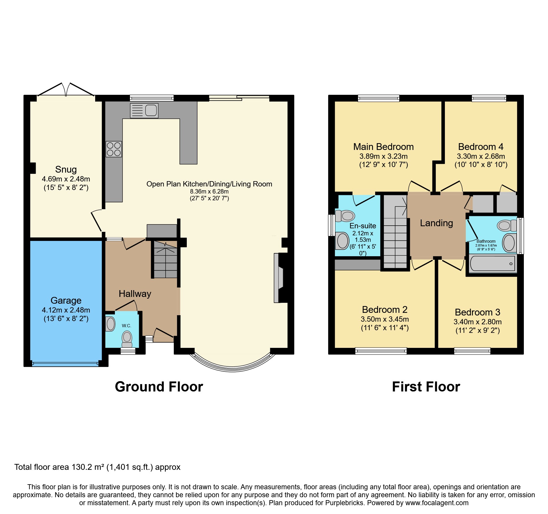 19, Hartley Close, Telford floorplan