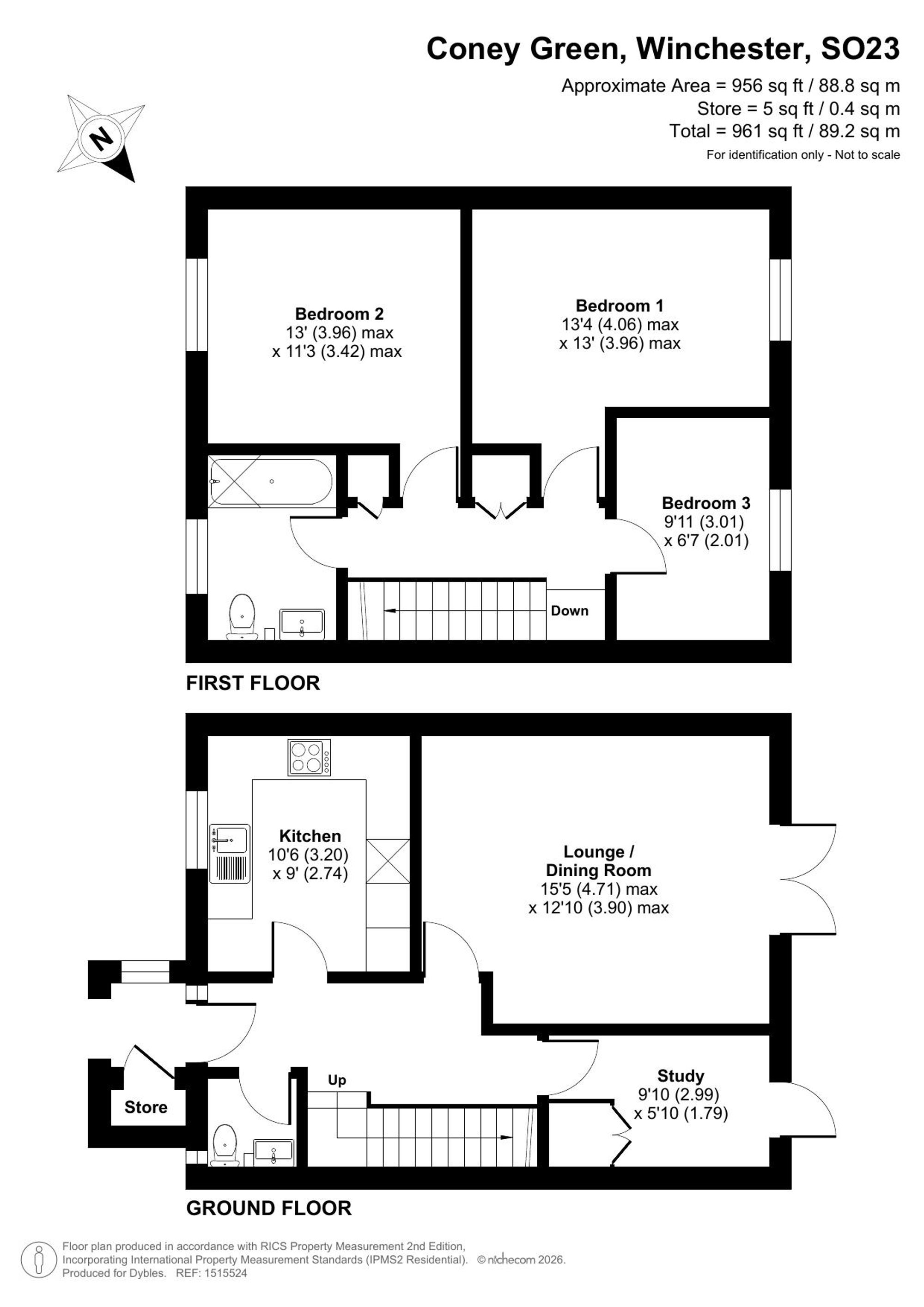 13 Coney Green, Winchester floorplan