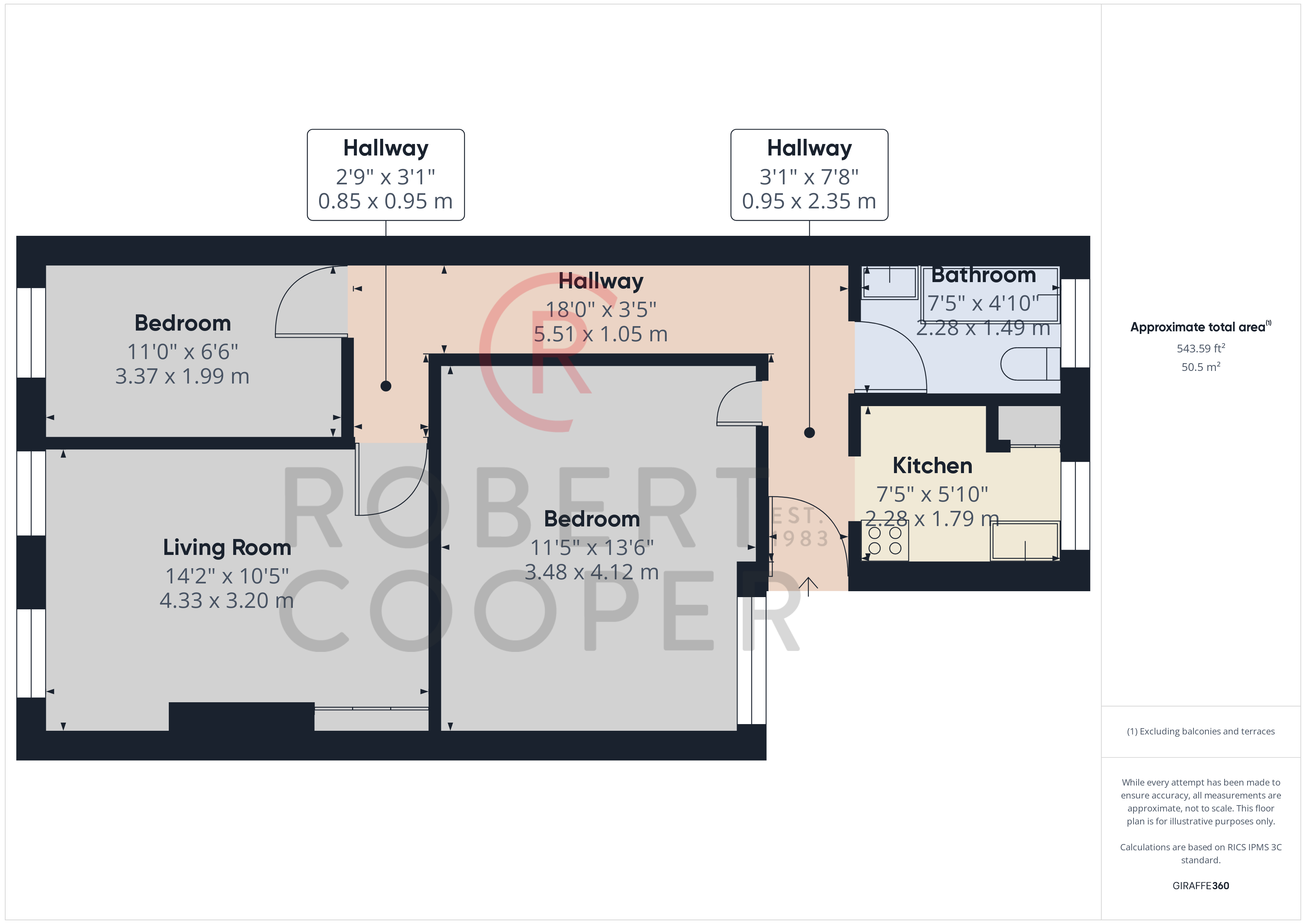 90B, Field End Road, Eastcote floorplan
