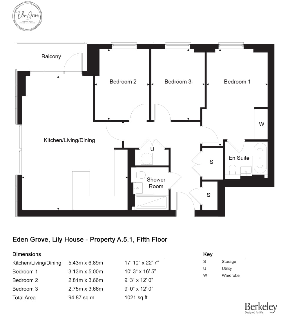 A.5.1, Staines-Upon-Thames, Tw18 4Ab, Staines Upon Thames floorplan