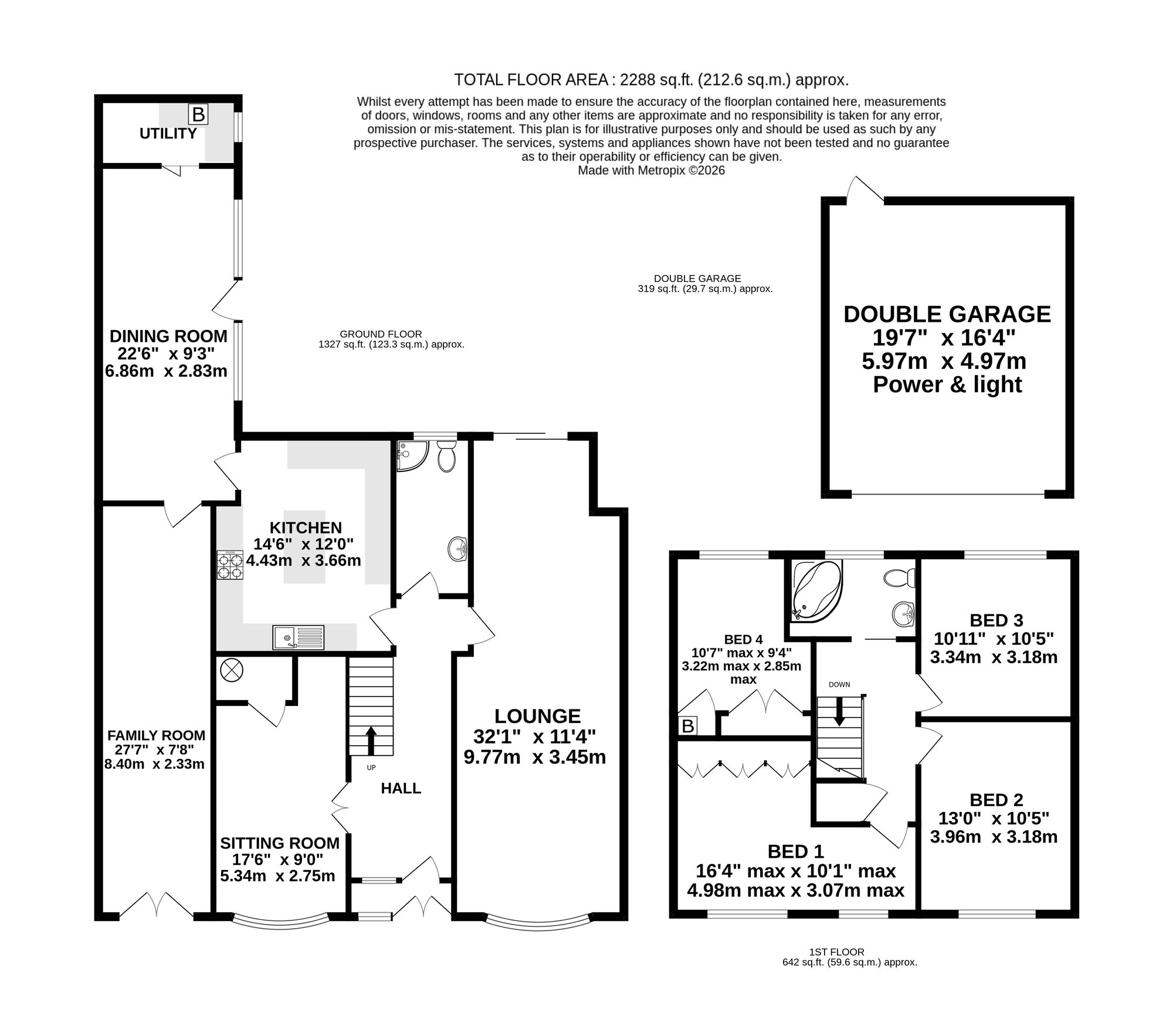234 Higher Lane, Lymm floorplan