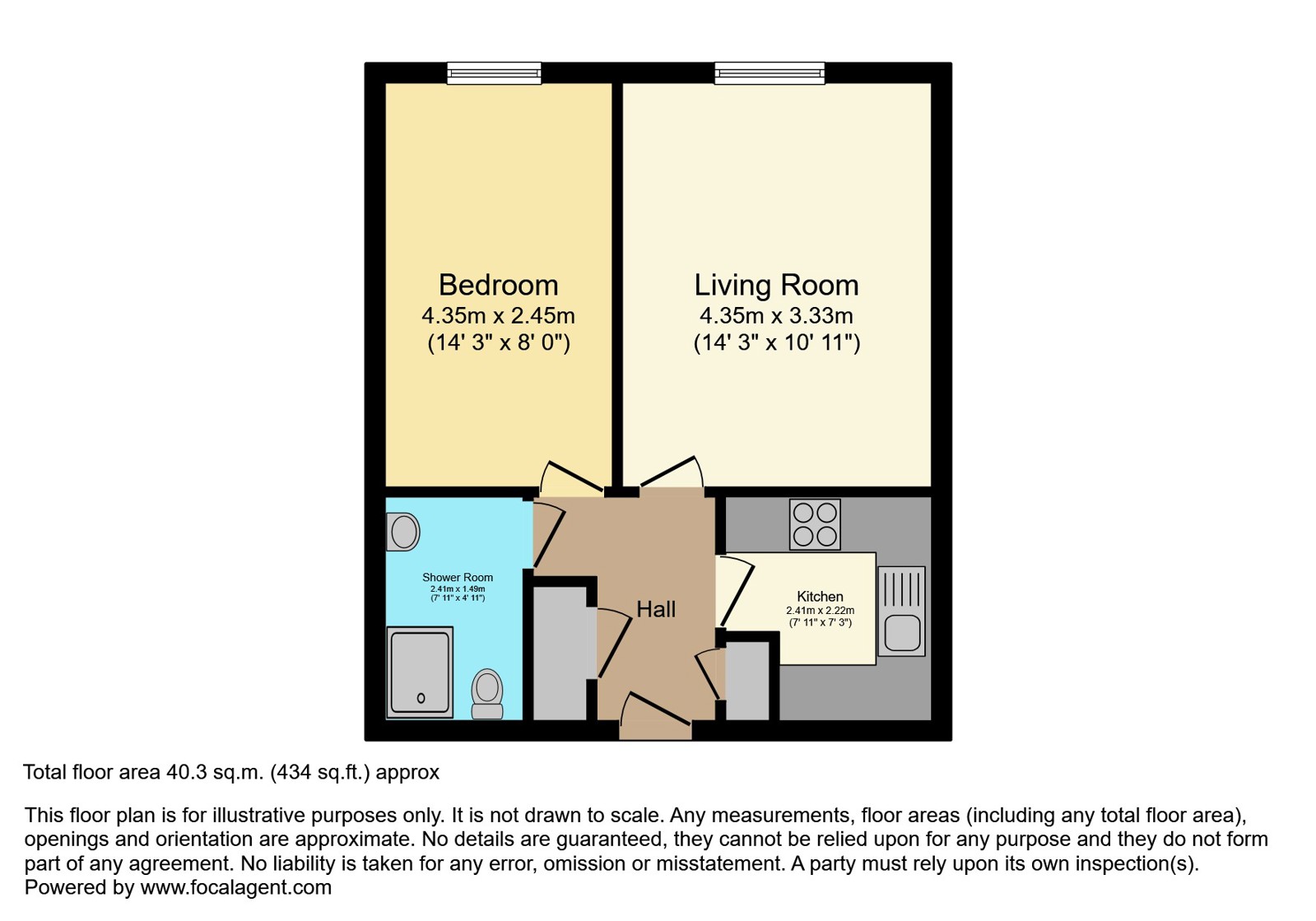 4, Springwood Court, New Romney floorplan