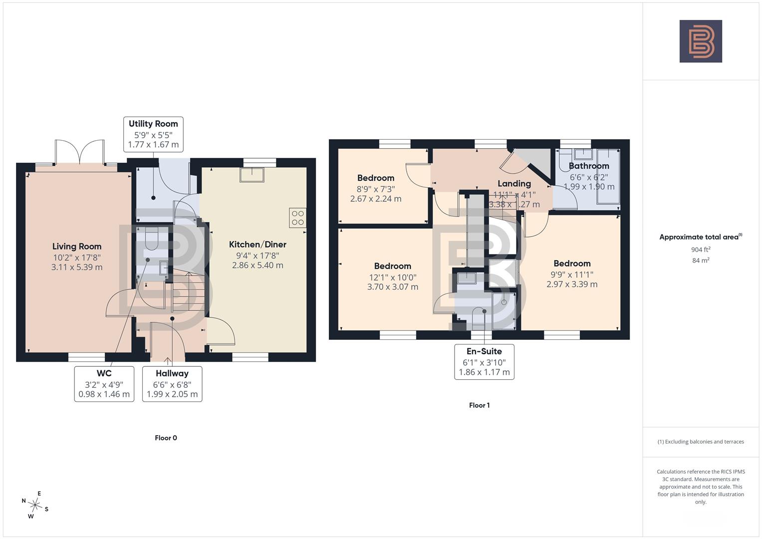 40, Vermilion Way, Rugby floorplan