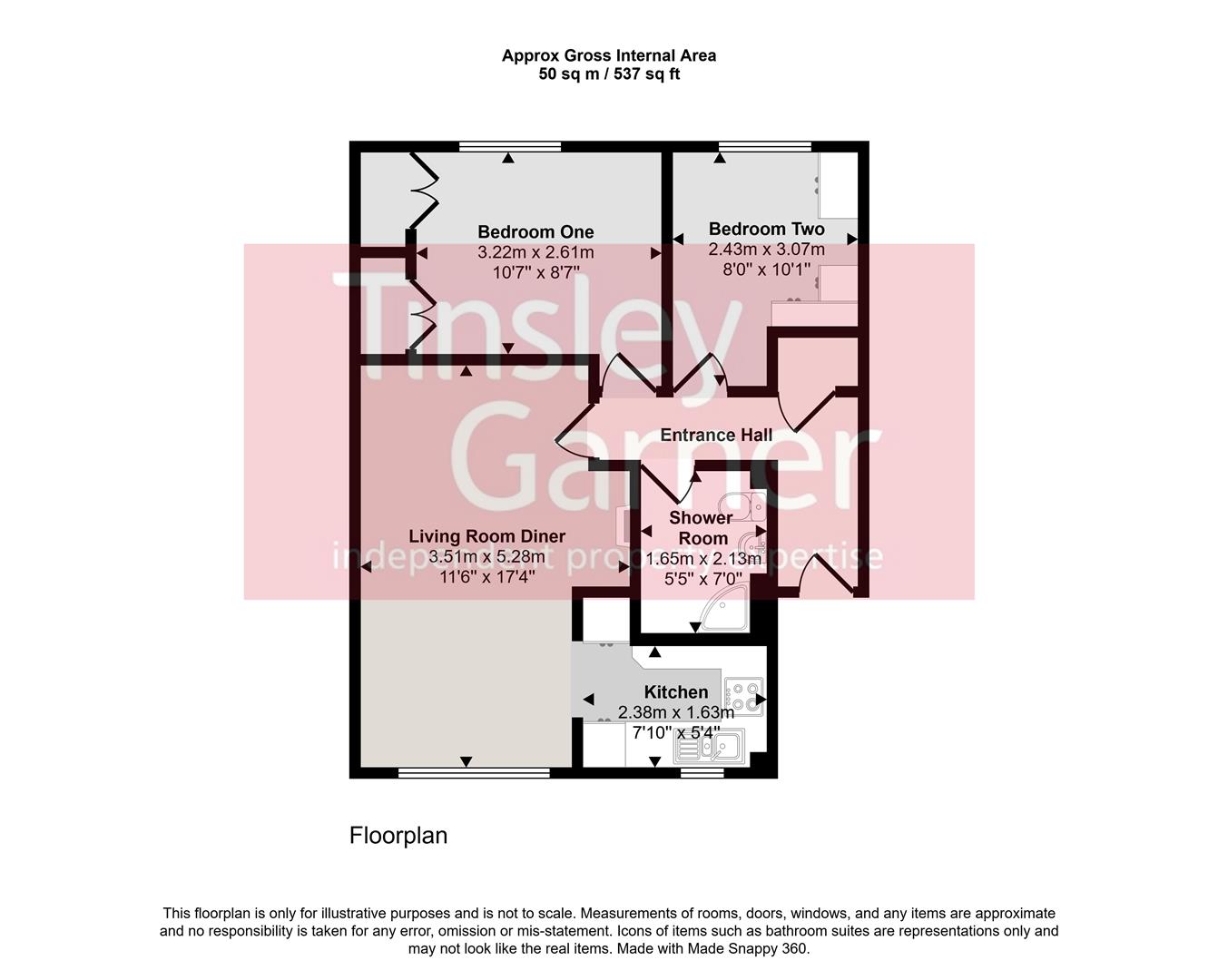 1, Watersmeet Court, Stone floorplan