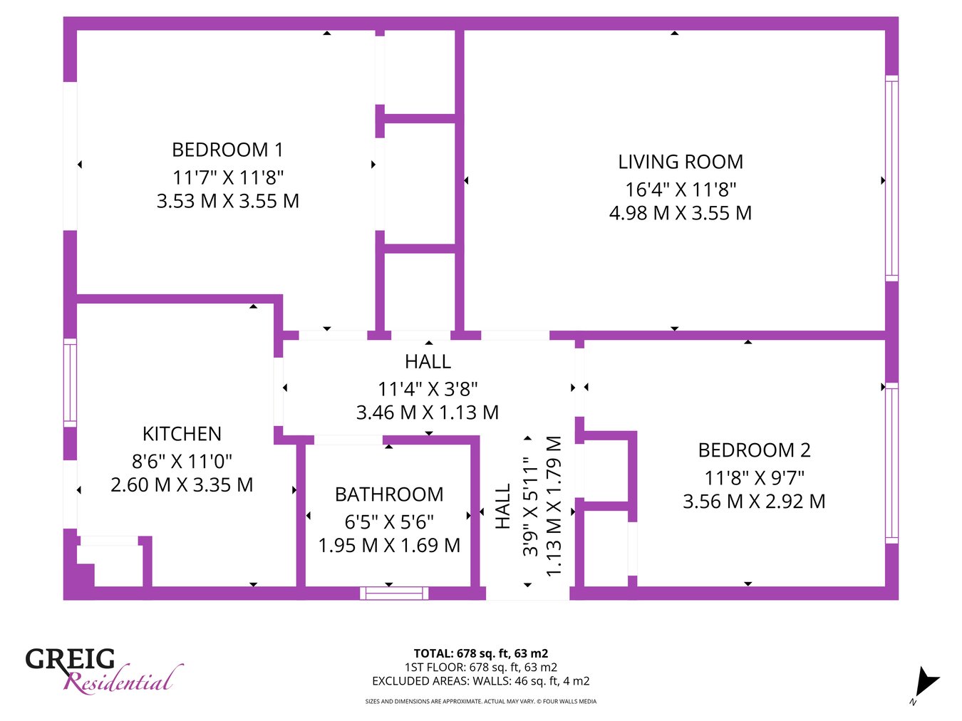 1, Bunting Place, Kilmarnock floorplan