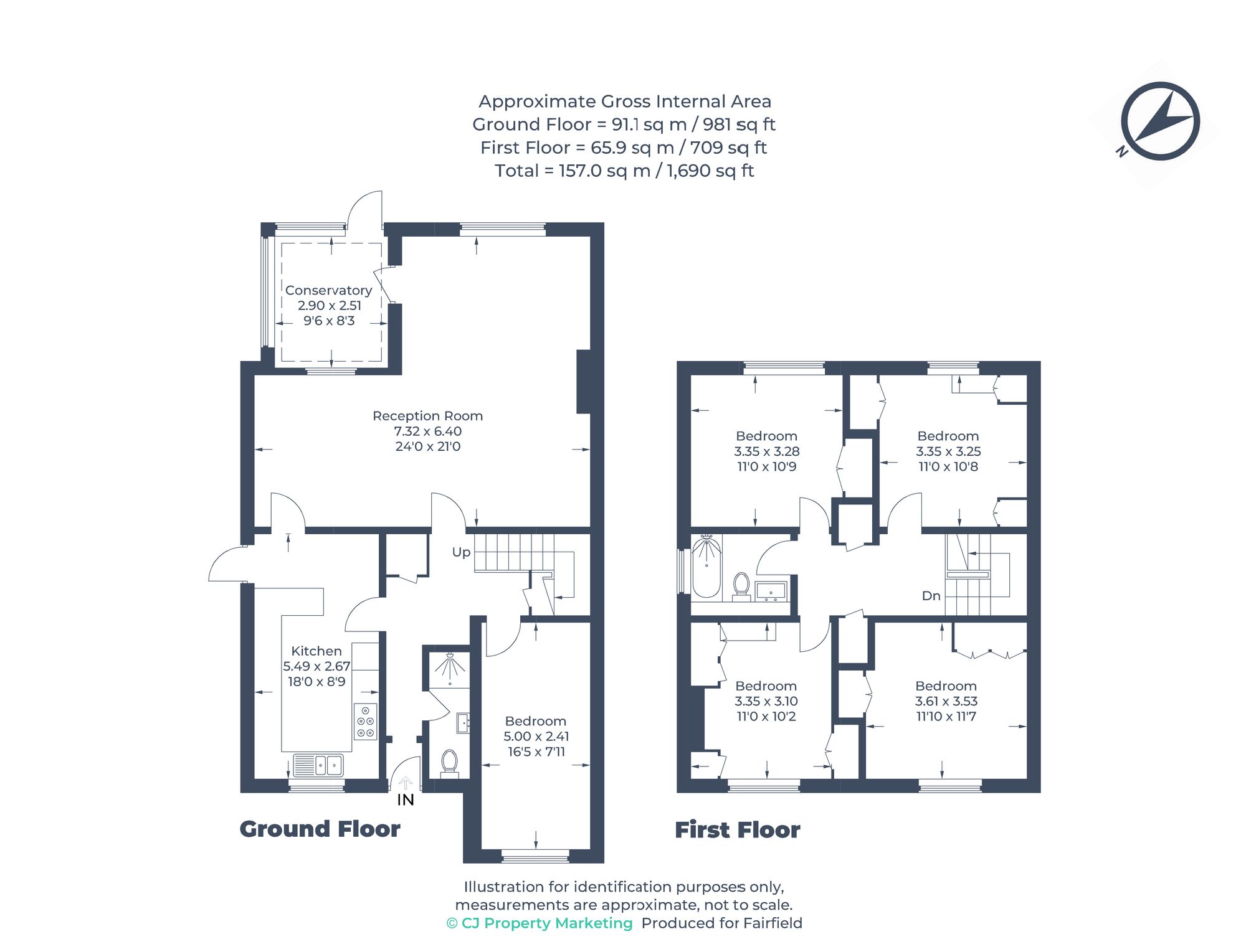 18 Upper Tail, Watford floorplan