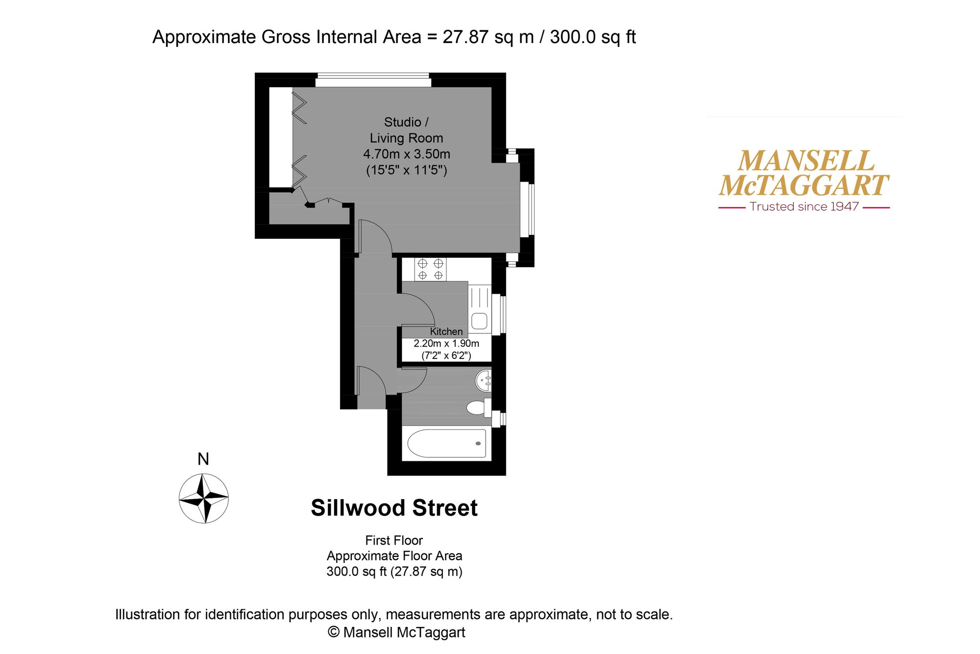 Flat 1, Sillwood Gate Sillwood Street, Brighton floorplan