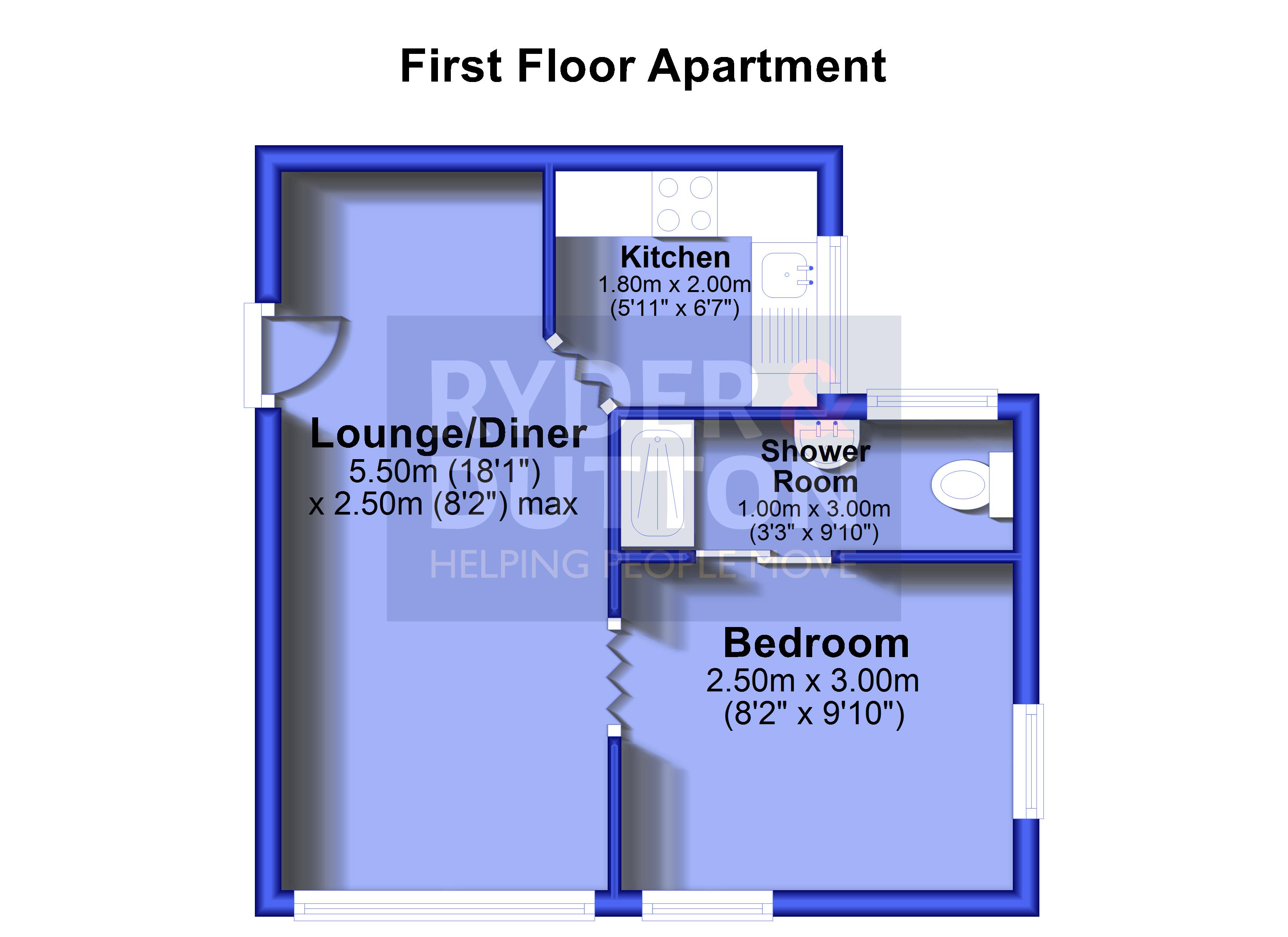 Firwood Park, Chadderton, Oldham OL9, 1 bedroom flat to rent 66336216