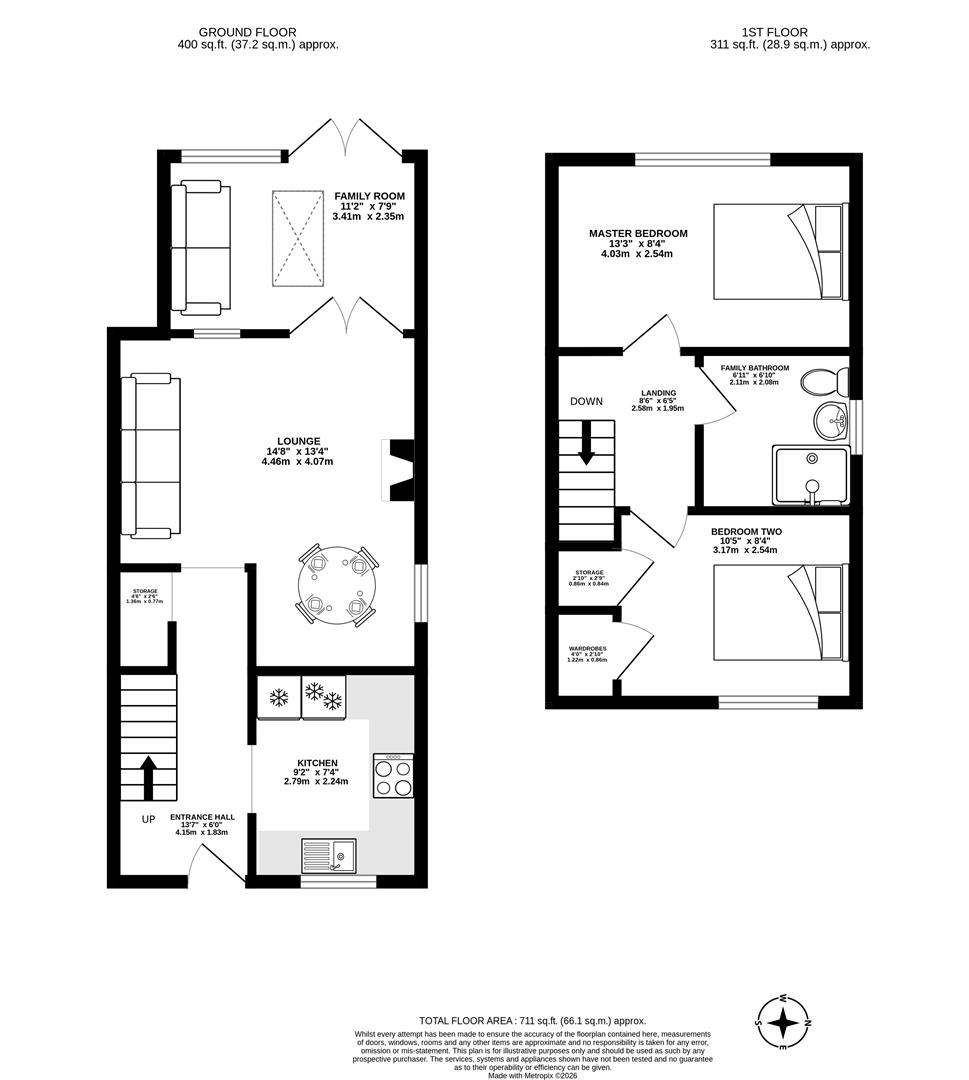 29, The Chimes, Preston floorplan