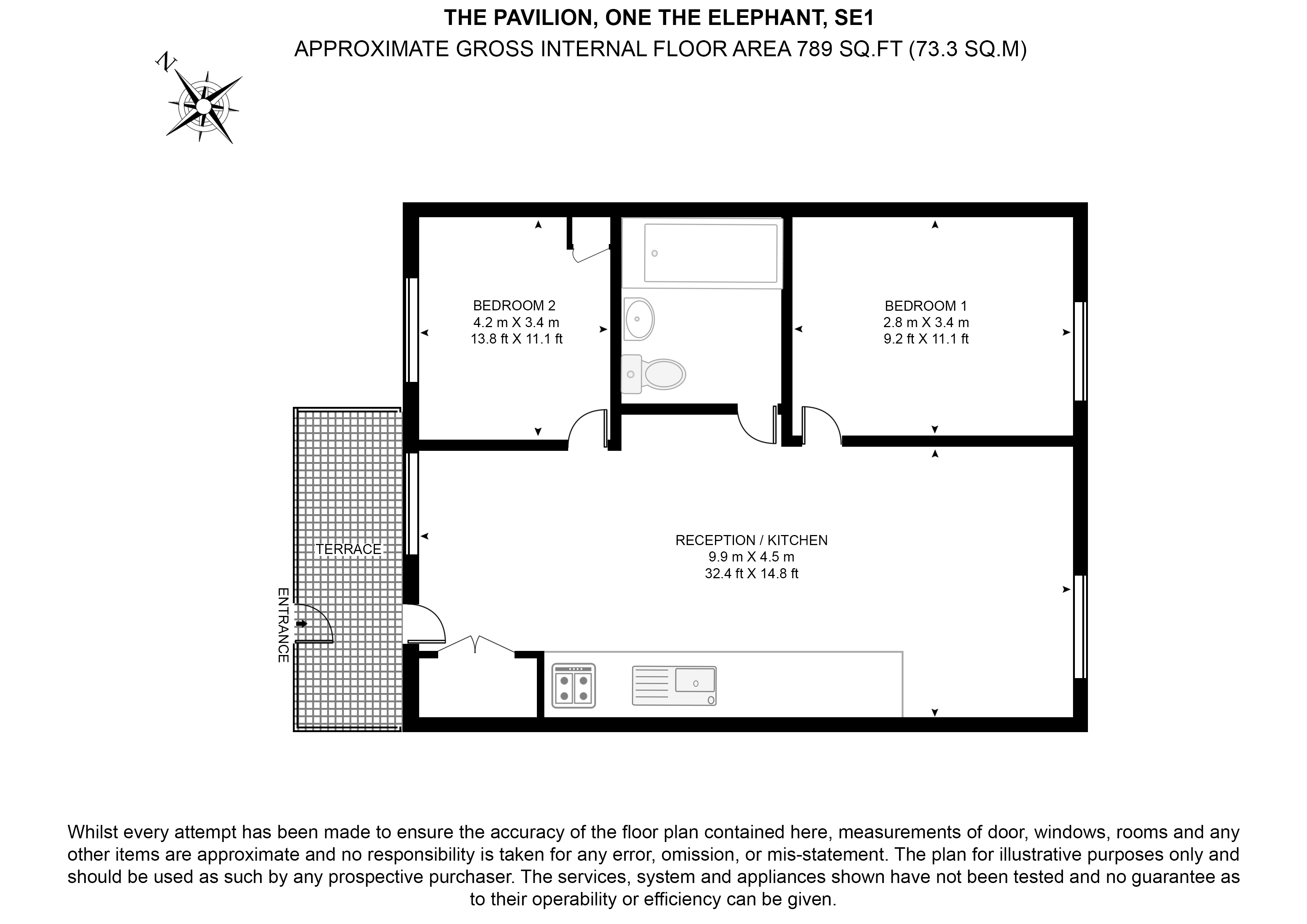 St. Gabriel Walk, London floorplan