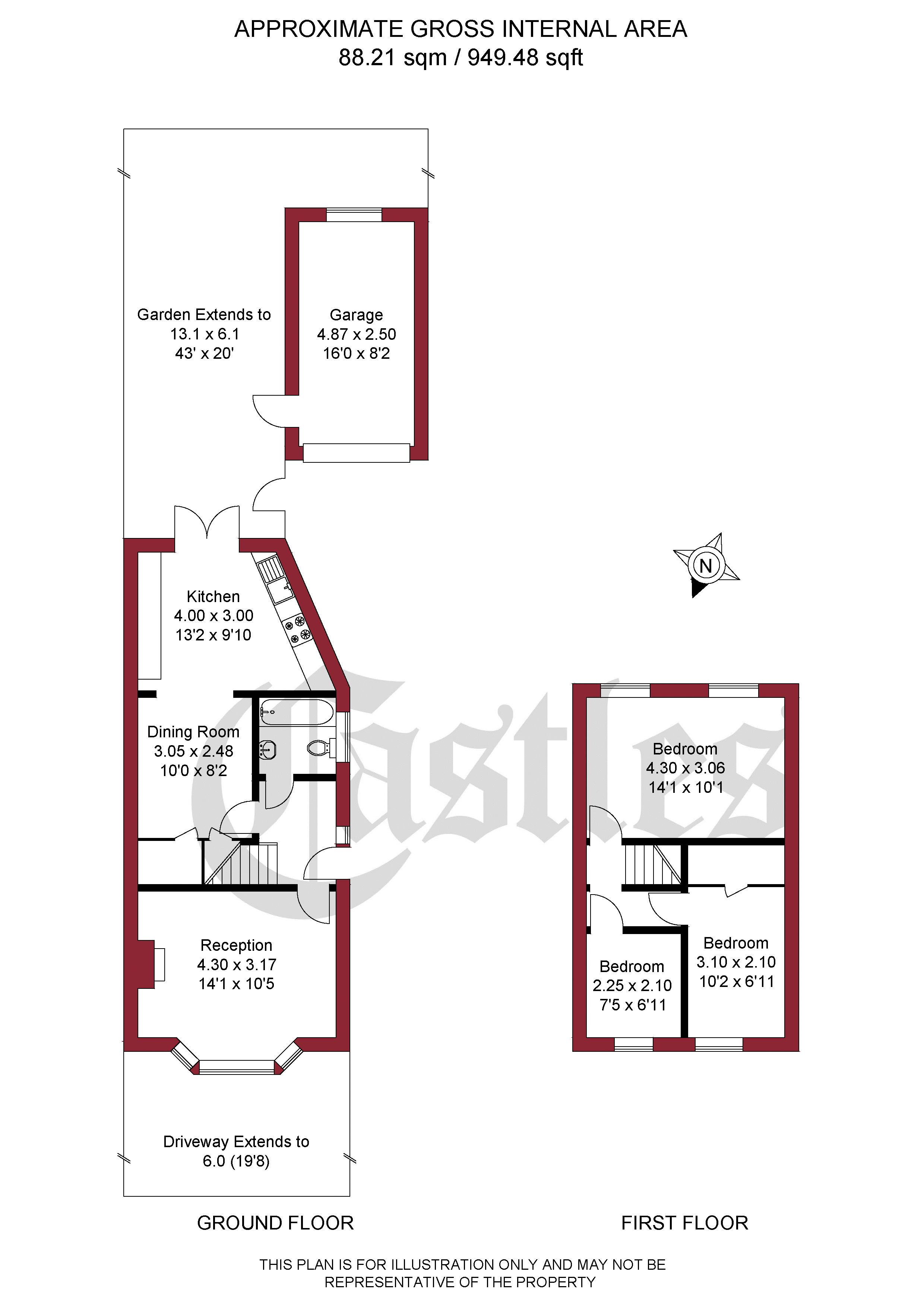 3 Bedrooms Semi-detached house for sale in Vernon Avenue, Enfield EN3