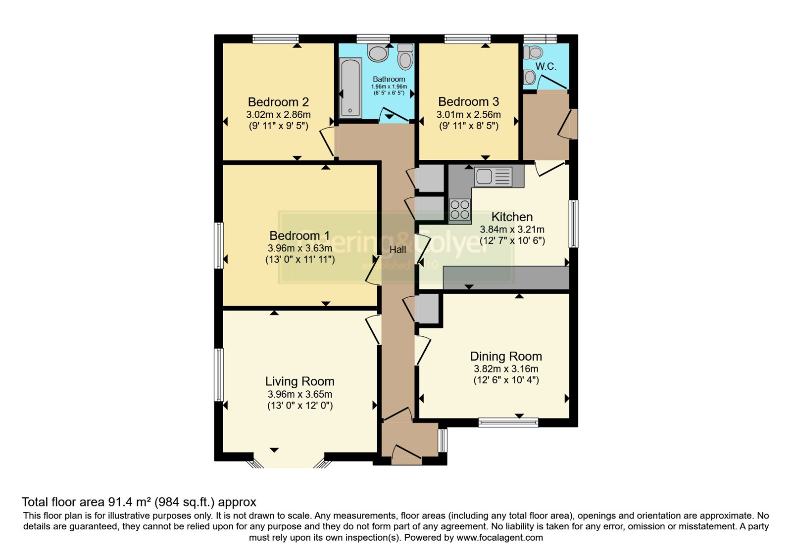Rectory Cottage,, Snargate, Romney Marsh floorplan