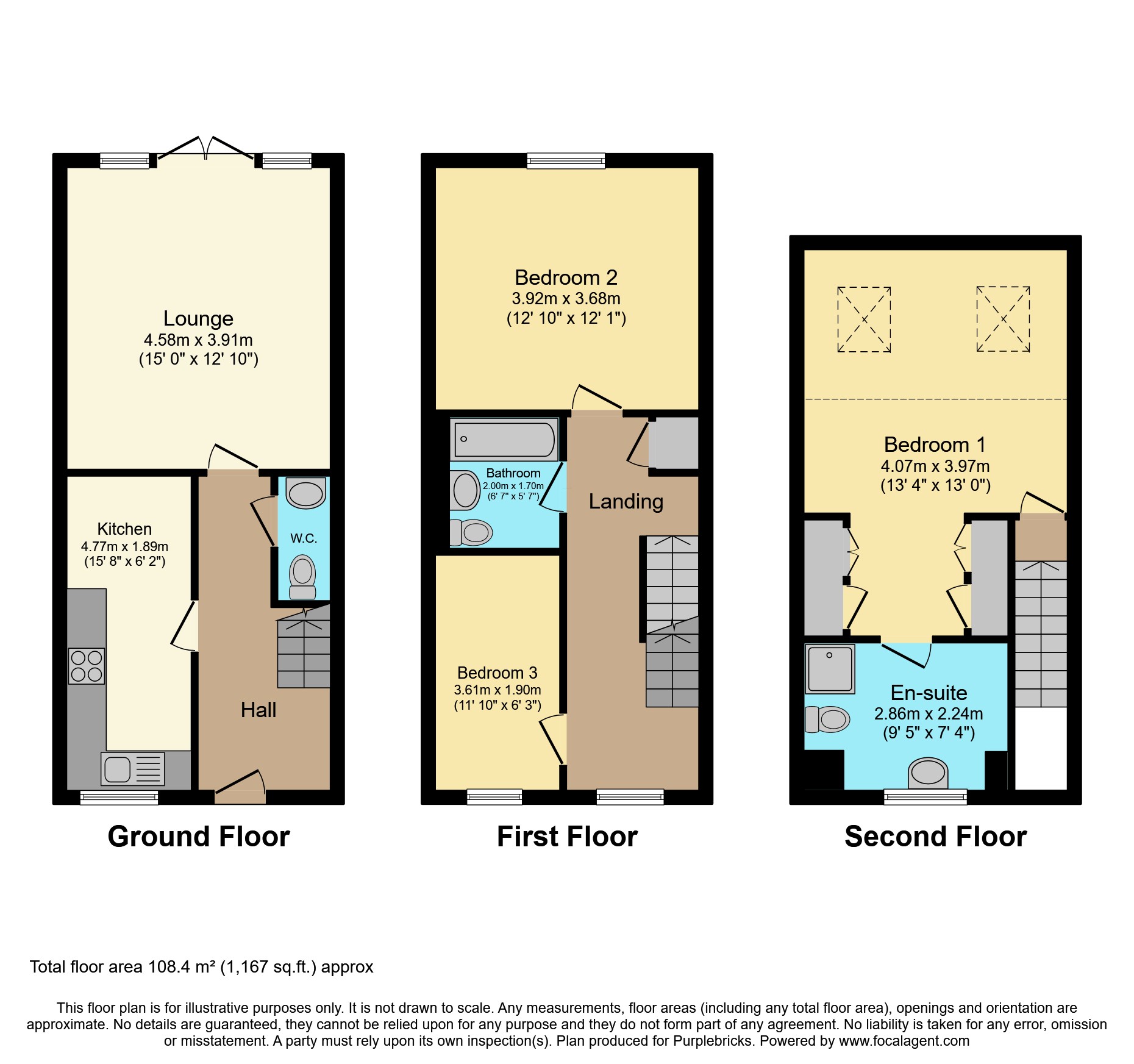 Lamberton Drive, Brymbo LL11, 3 bedroom terraced house for sale