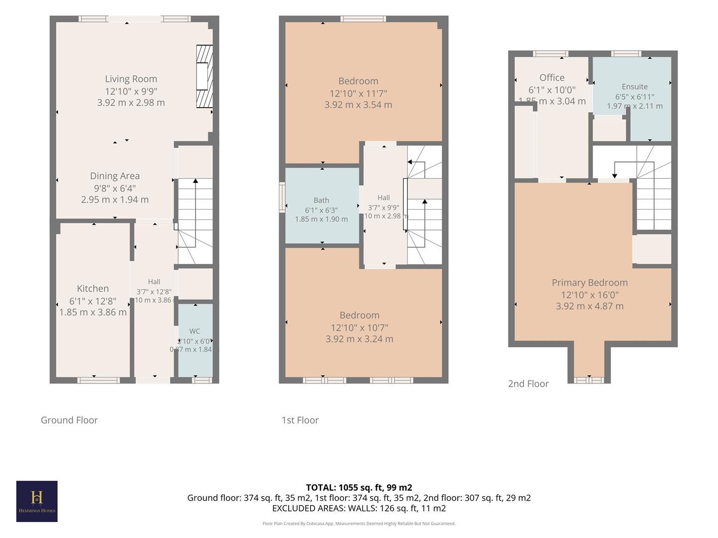 34, Hawthorn Avenue, Glasgow floorplan