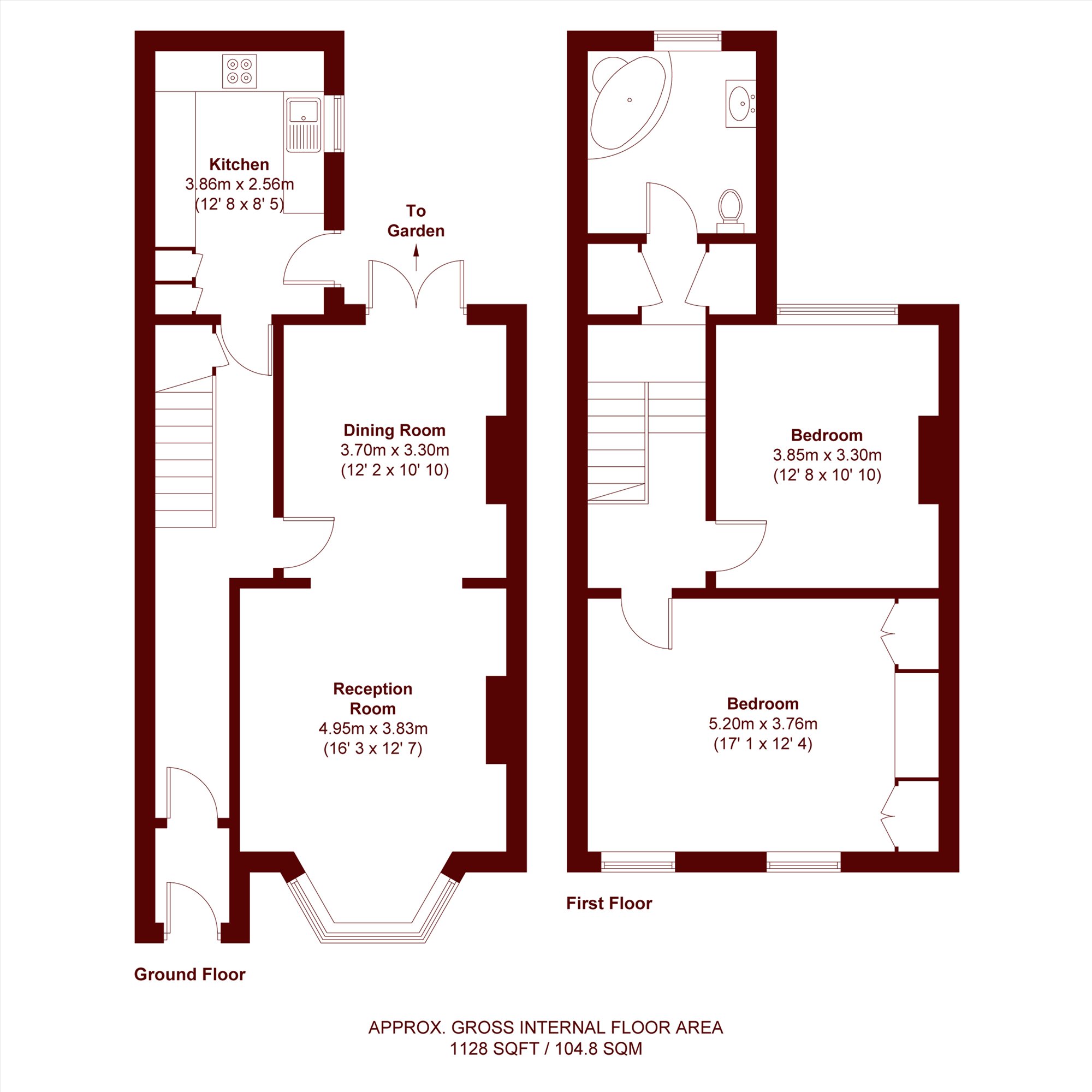 10, Gloucester Road, London floorplan